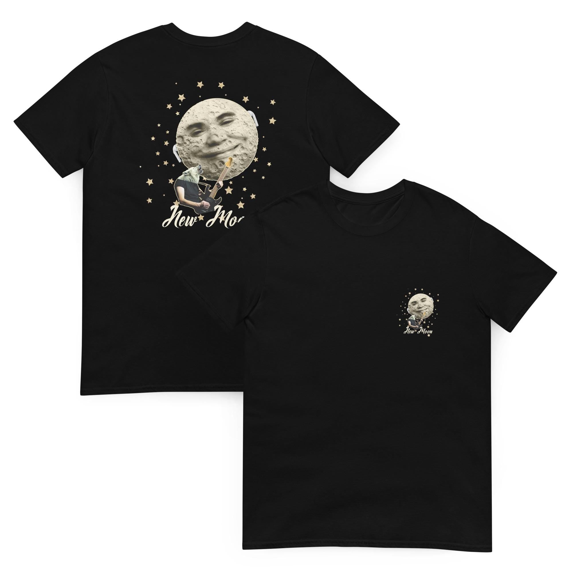 Wolf Man New Moon T-Shirt: Front & Back Print, Ring-Spun Cotton