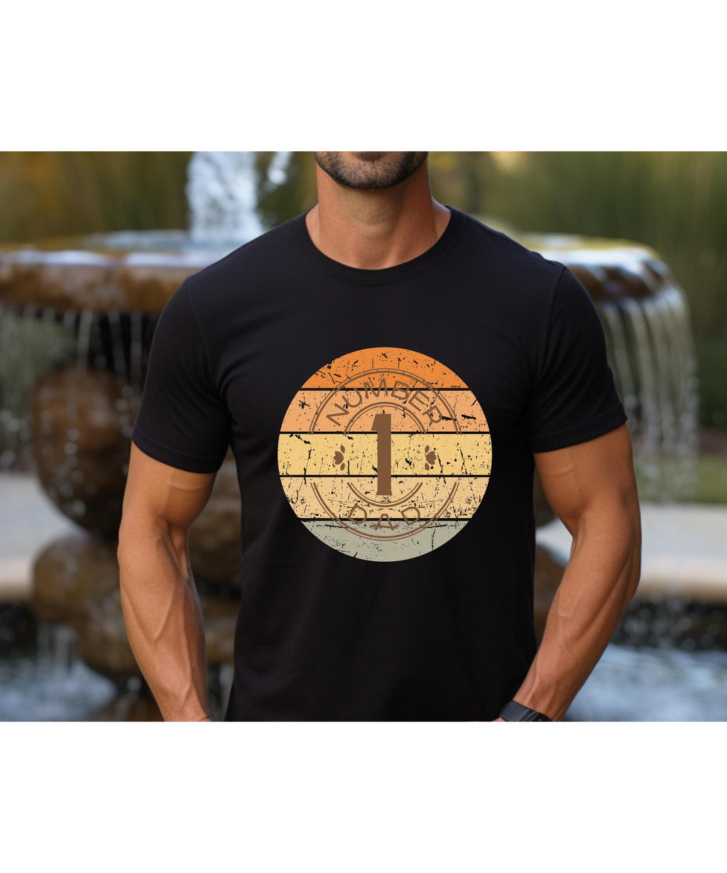 Dad number 1 shirt,  Number one Dad shirt, Fathers Day Dad shirt, Dad minimalist tee, best Dad shirt