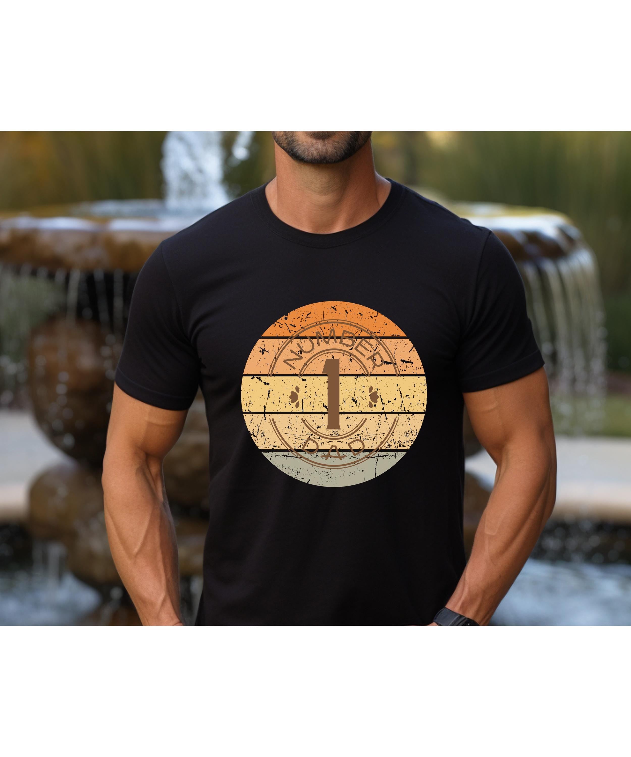 Dad number 1 shirt,  Number one Dad shirt, Fathers Day Dad shirt, Dad minimalist tee, best Dad shirt