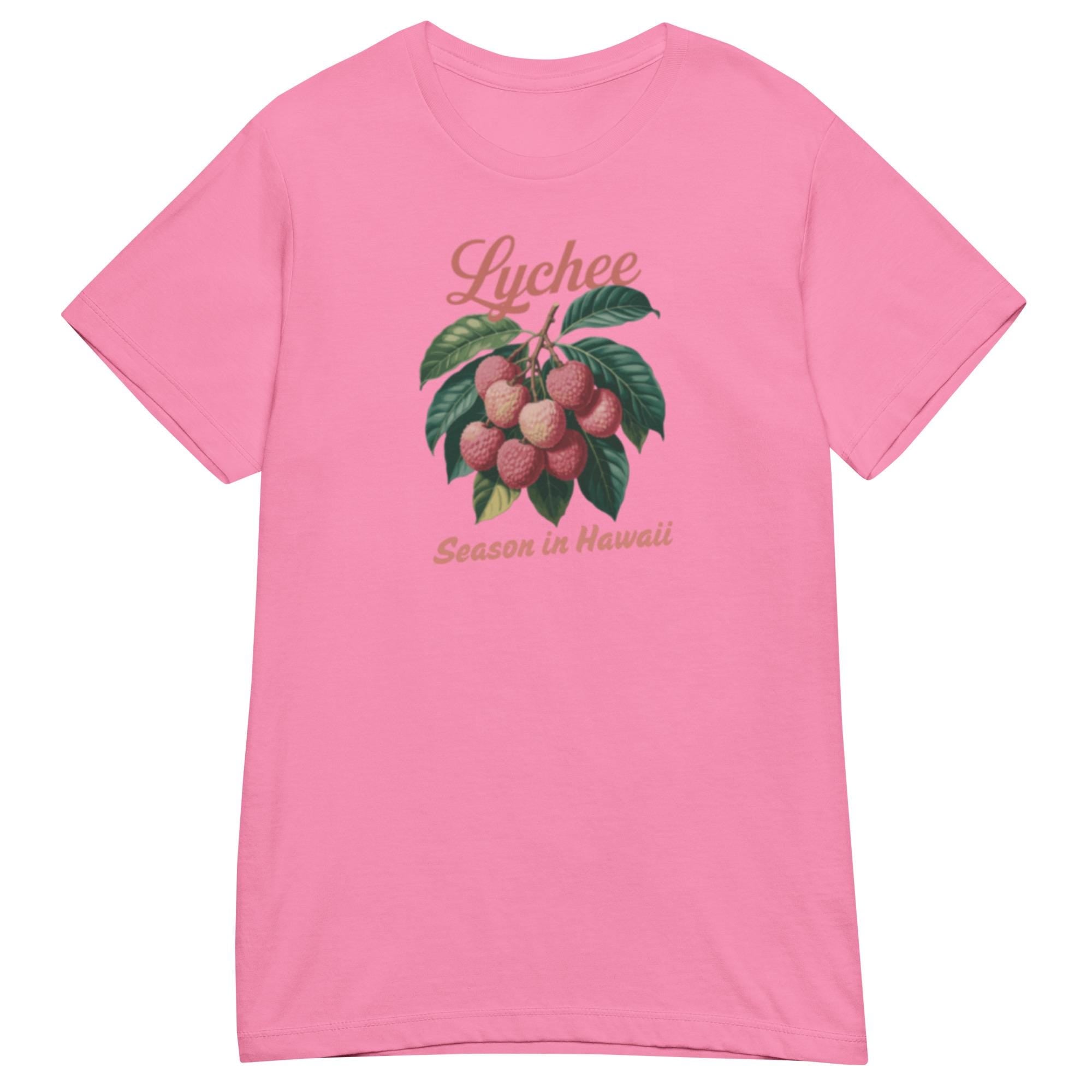 Vintage Lychee Fruit T-Shirt: Hawaii Soft Cotton Tee