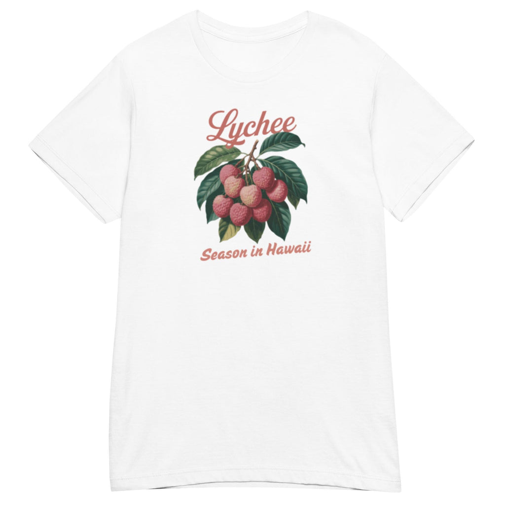 Vintage Lychee Fruit T-Shirt: Hawaii Soft Cotton Tee