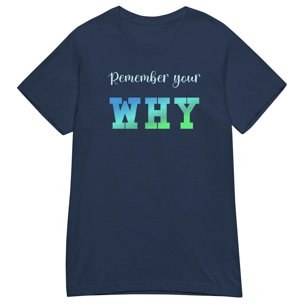 Motivational T-Shirt: Remember Your Why - Inspirational Fitness Tee
