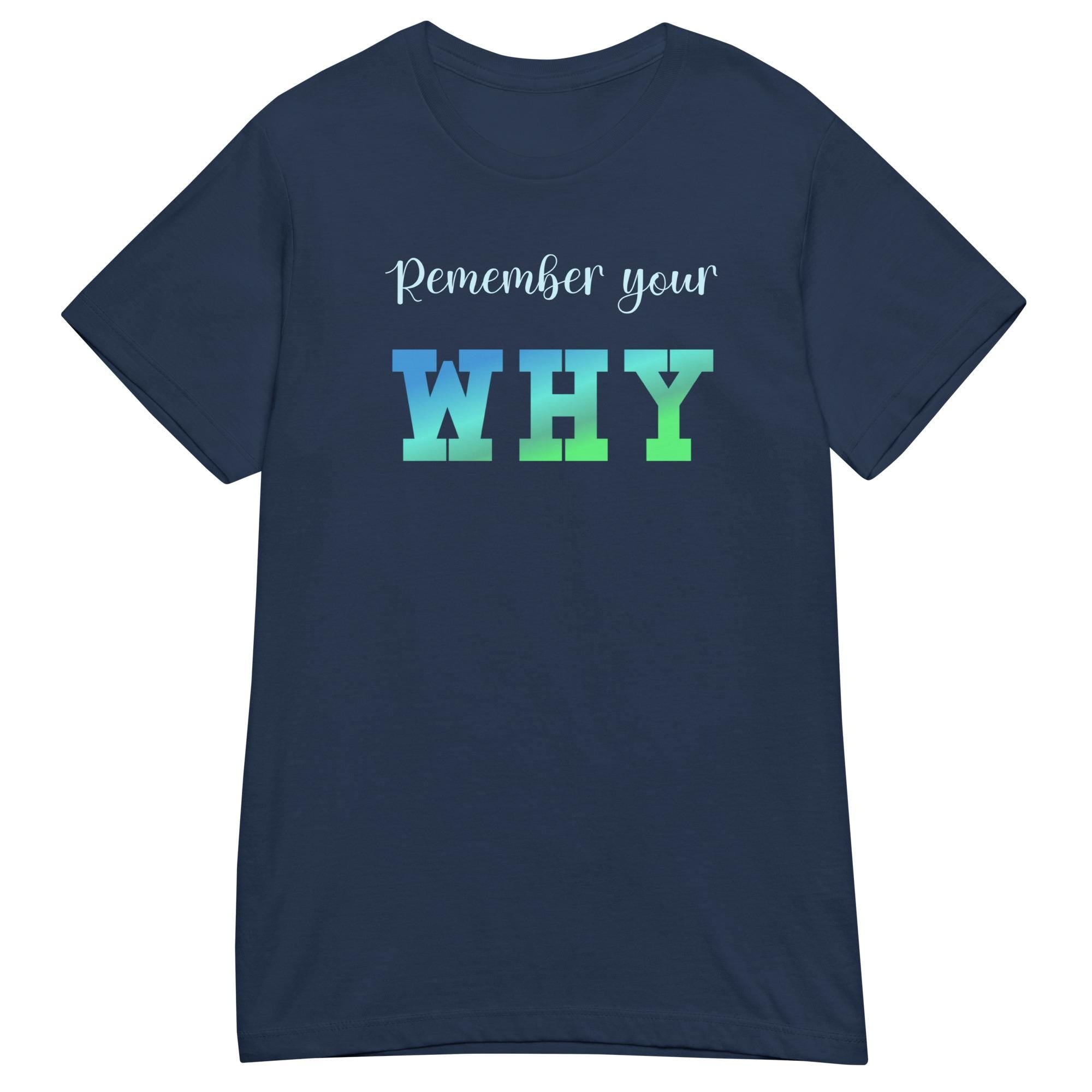 Motivational T-Shirt: Remember Your Why - Inspirational Fitness Tee