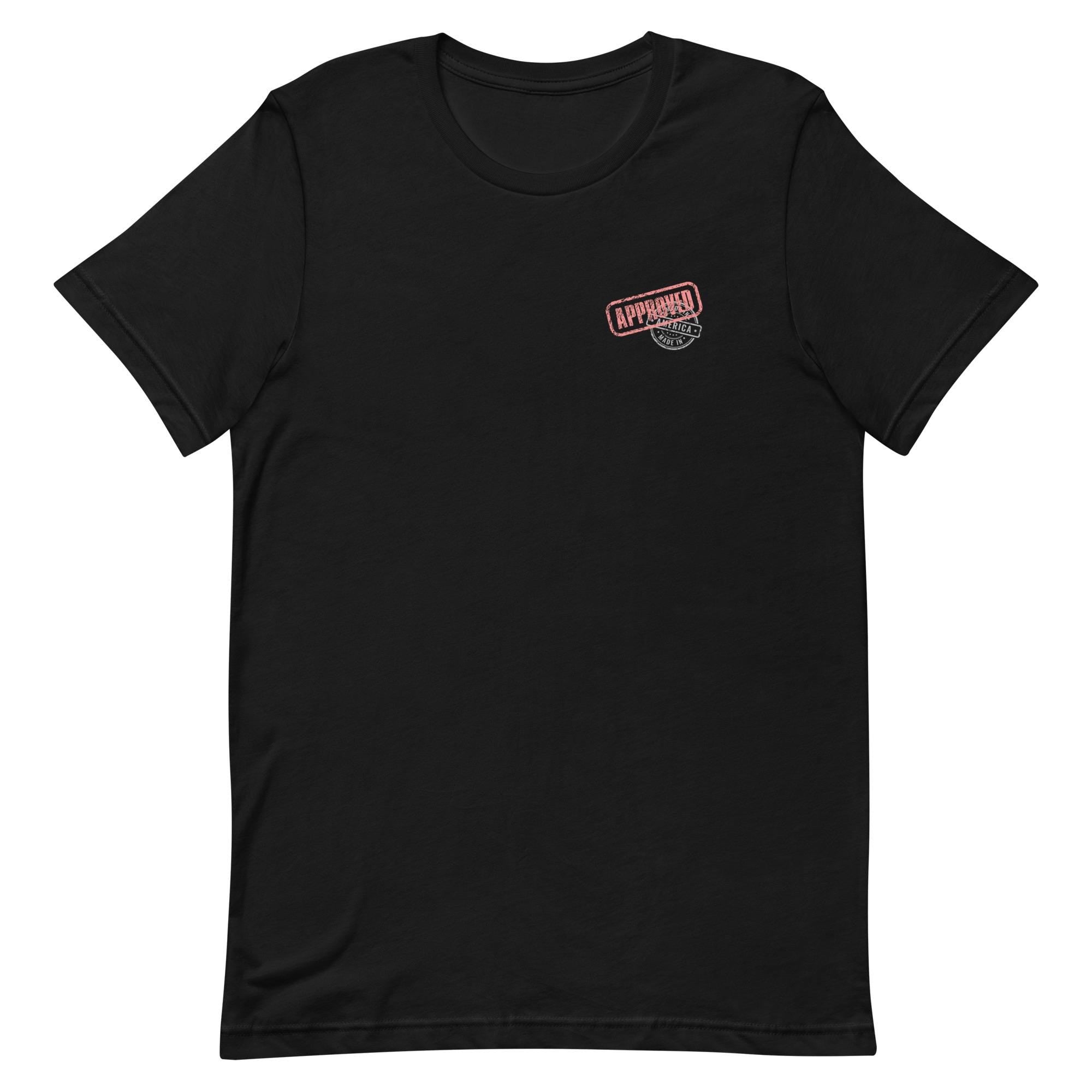 Made in America T-Shirt: Patriotic USA Pride Front & Back Print