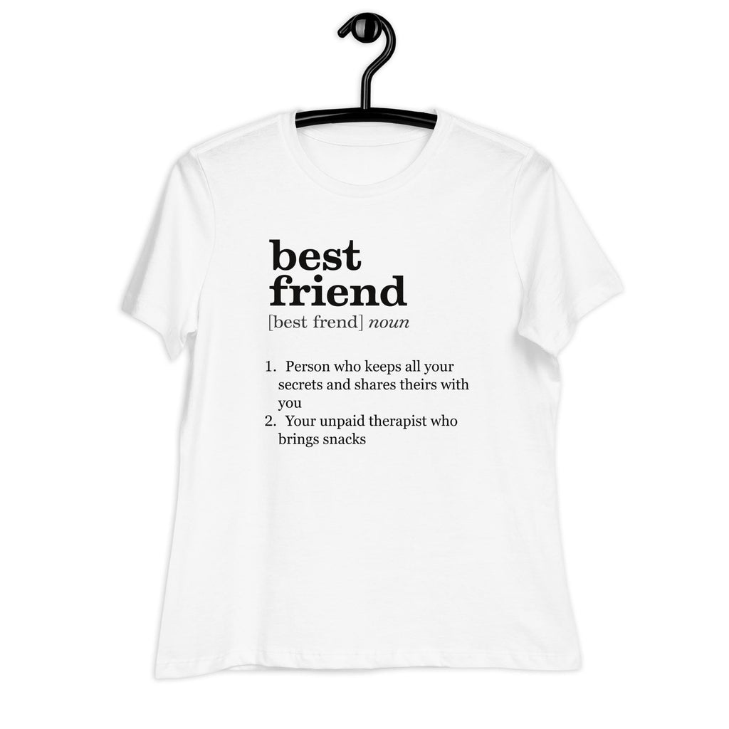 Best Friend Shirt, Funny best friend t-shirt, Gift for best friend, BFF shirts Women's Bella Canvas Relaxed T-Shirt Best friends tee