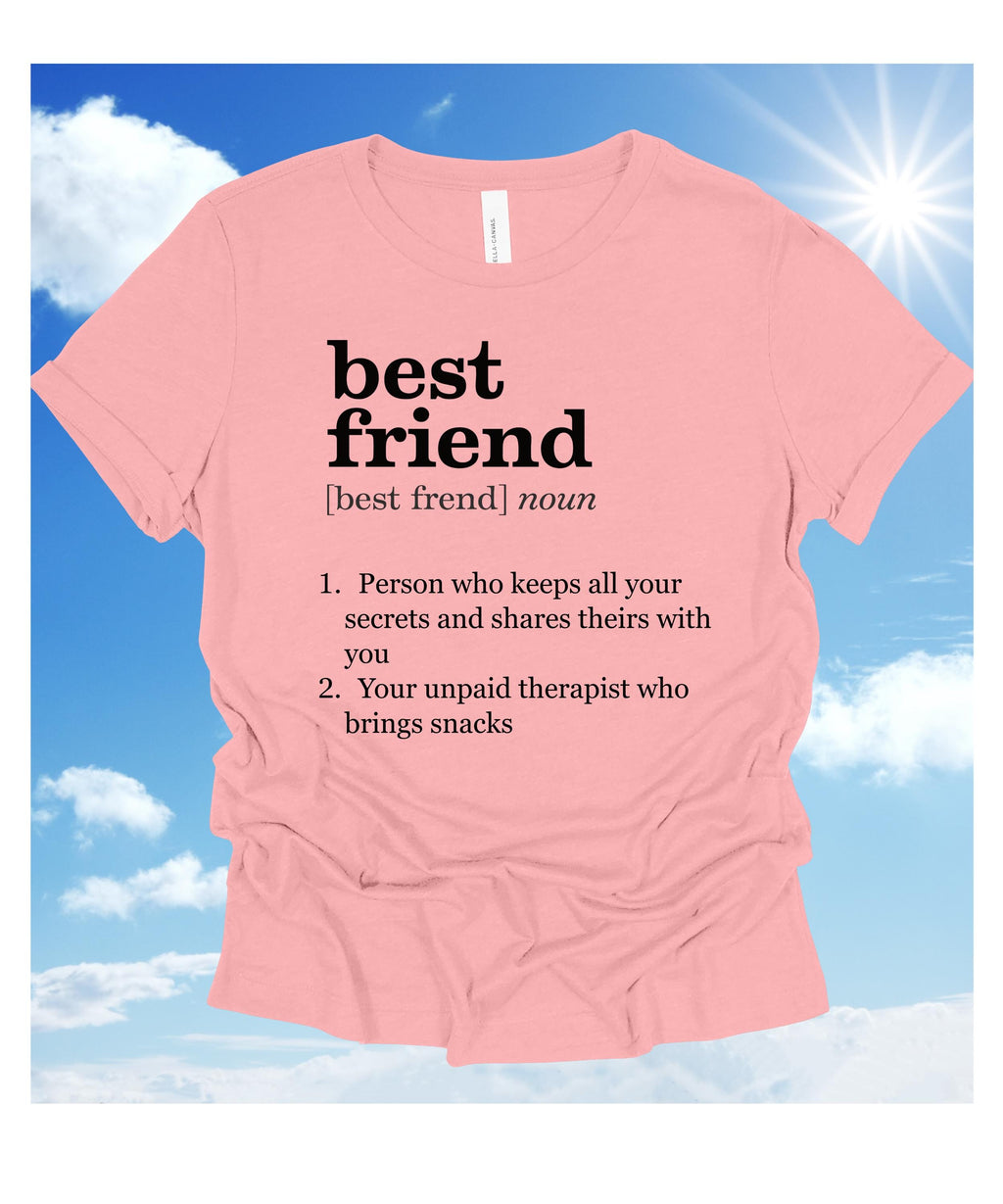 Best Friend Shirt, Funny best friend t-shirt, Gift for best friend, BFF shirts Women's Bella Canvas Relaxed T-Shirt Best friends tee