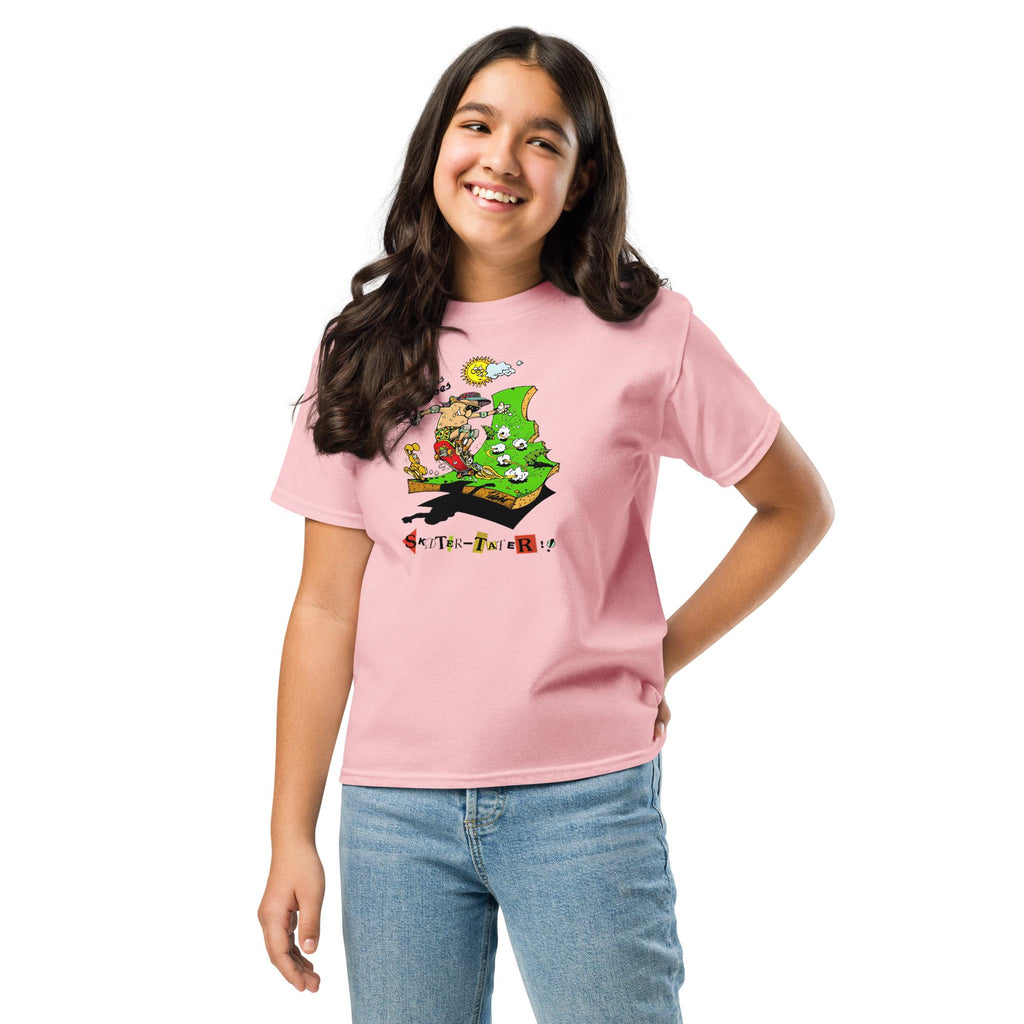 Idaho Skater Kids T-Shirt: Funny Vintage Cartoon Graphic Tee