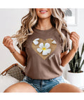 Plumeria Comfort Colors T-Shirt: Hawaiian Flowers, Soft Cotton Tee