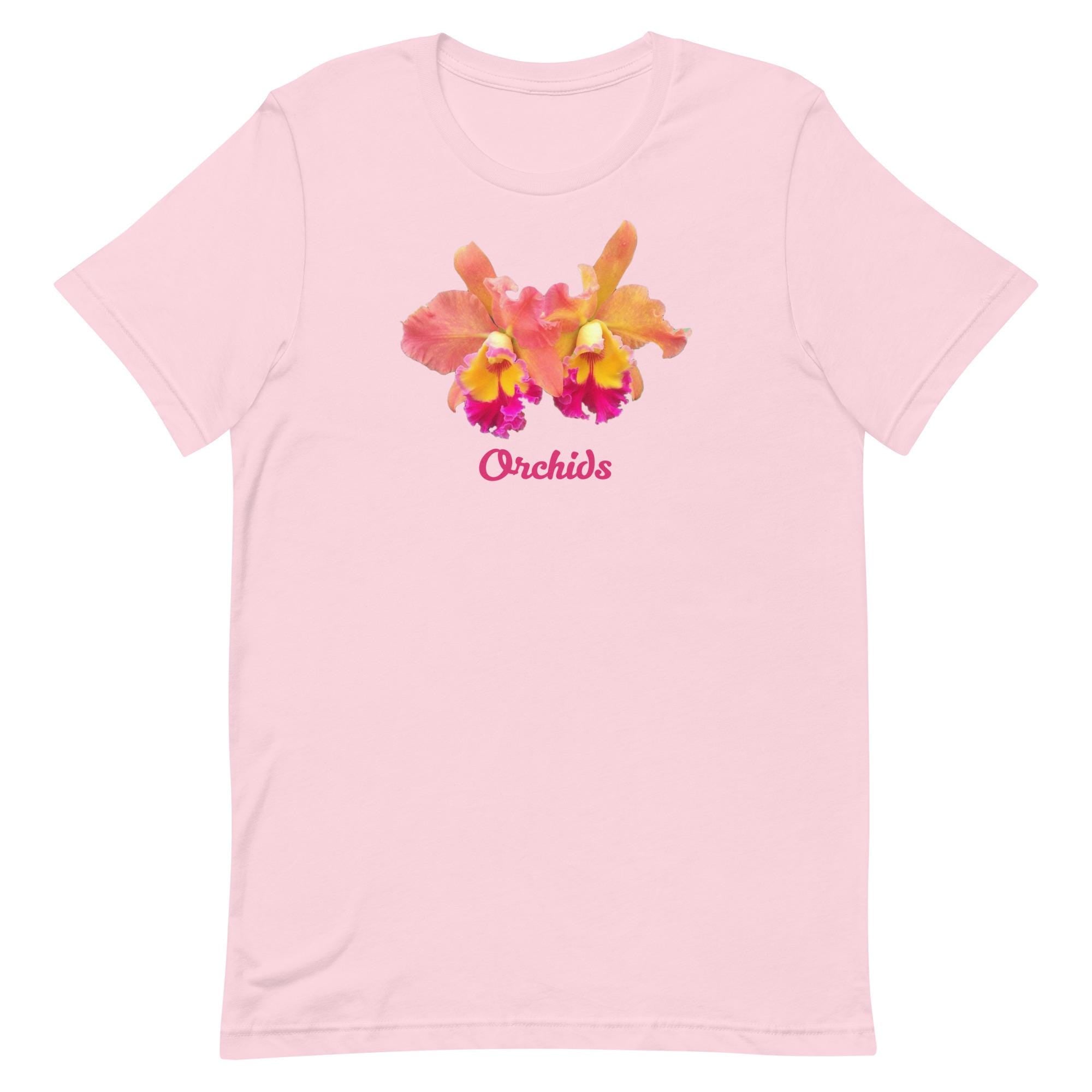 Orchid T-Shirt: Hawaii Floral Bella Canvas Tee