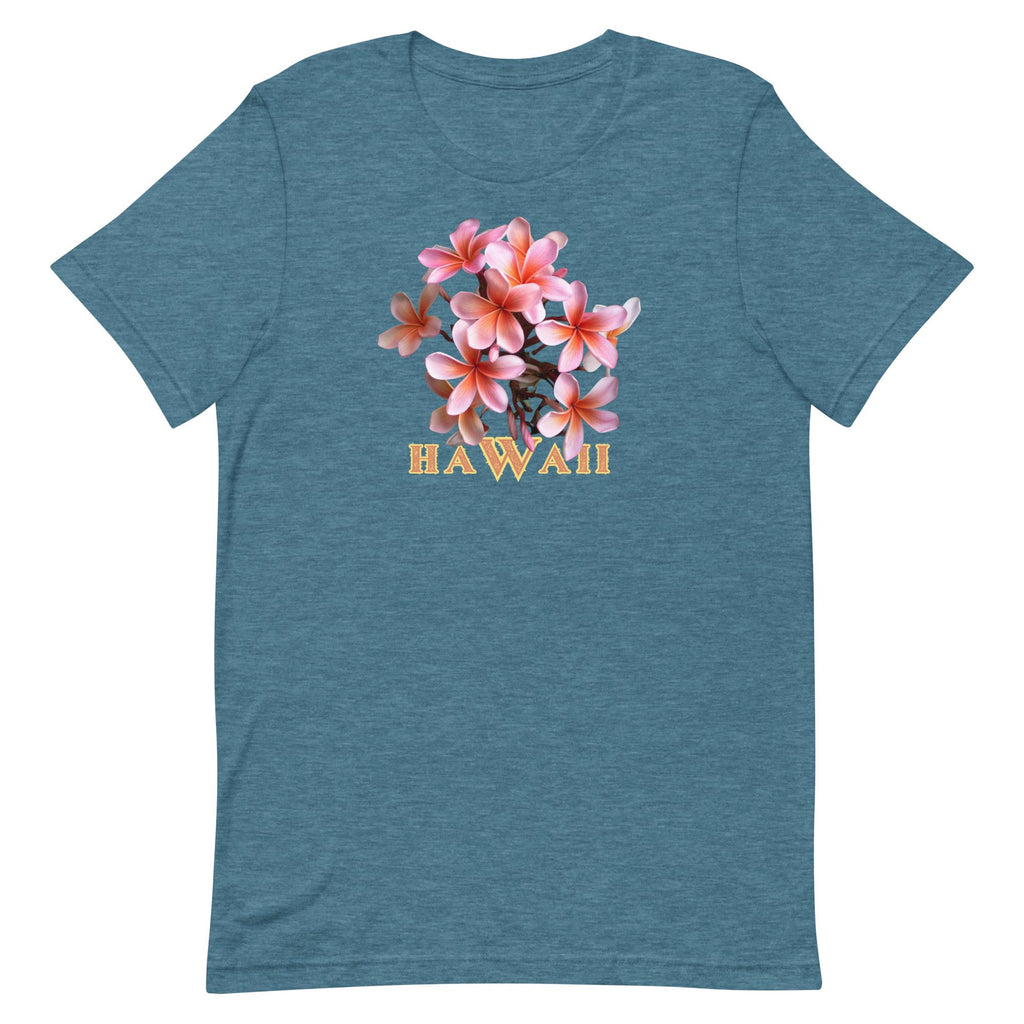 Hawaii Plumeria tshirts Bella Canvas Soft Tee