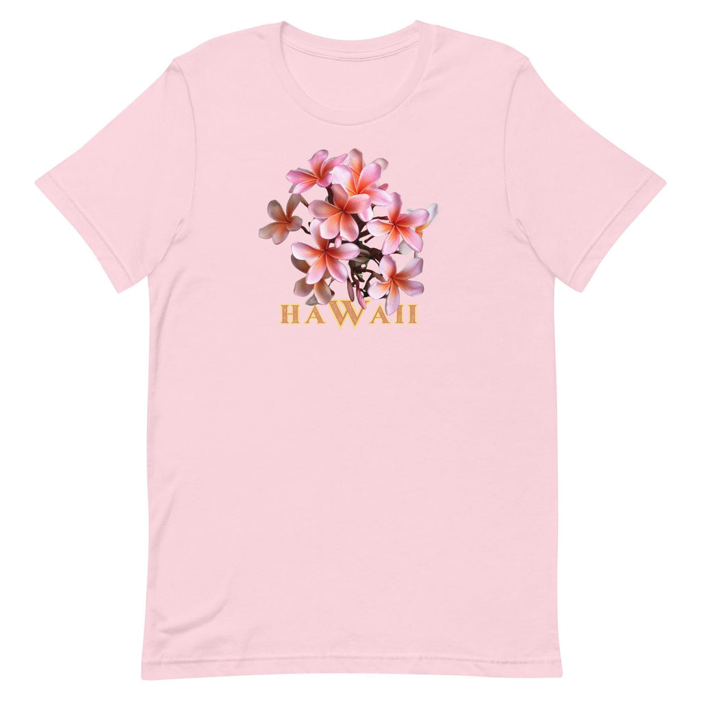 Hawaii Plumeria tshirts Bella Canvas Soft Tee