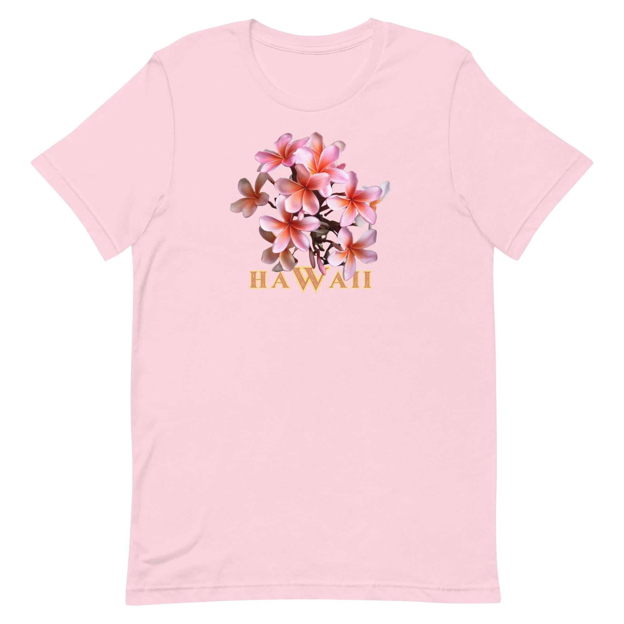 Hawaii Plumeria tshirts Bella Canvas Soft Tee