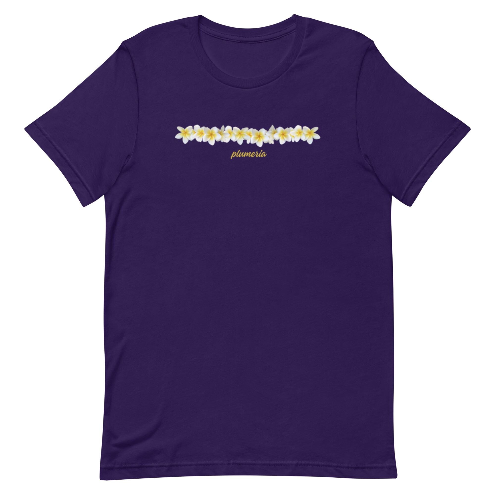 Plumeria Flower Shirt: Hawaiian Islands Unisex T-Shirt