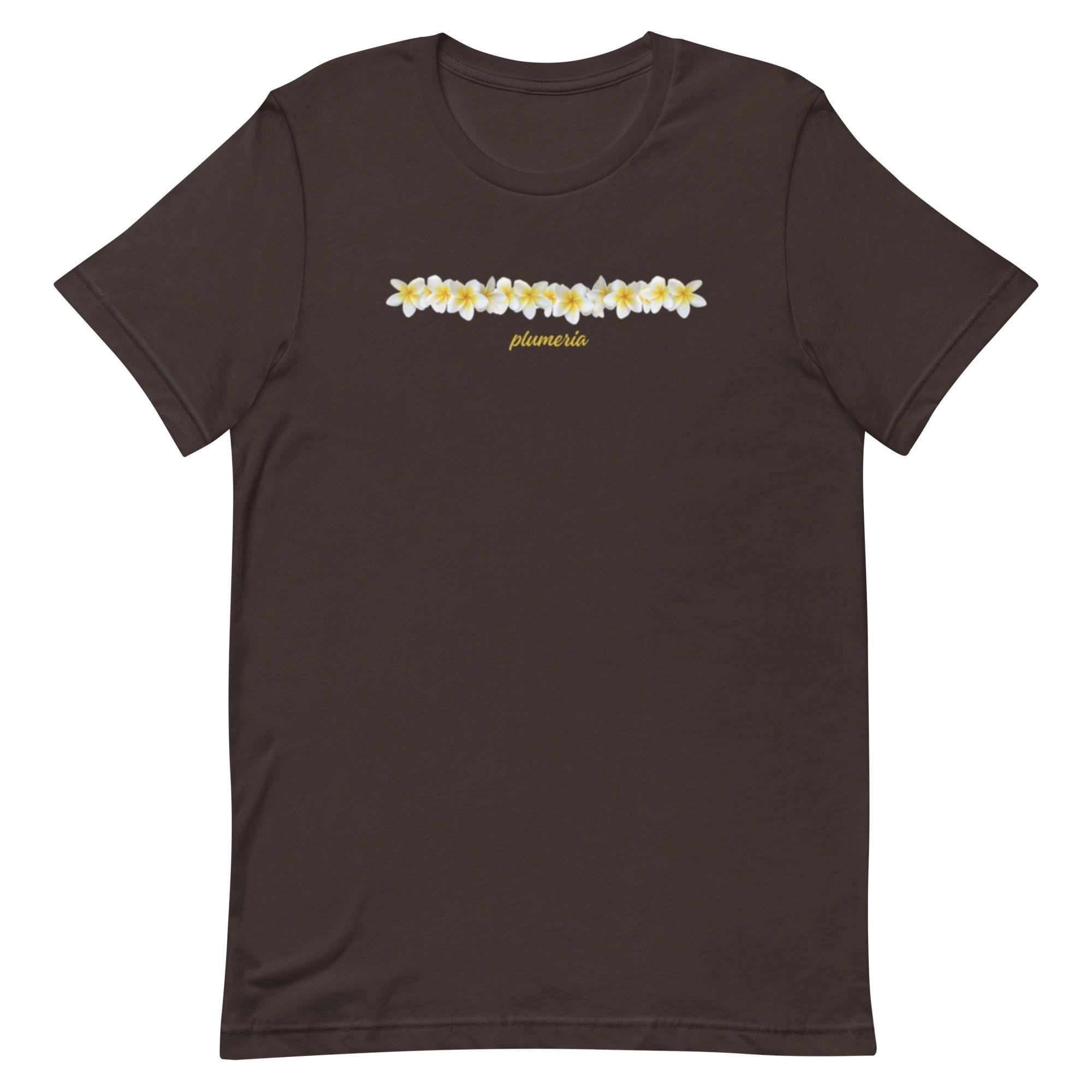 Plumeria Flower Shirt: Hawaiian Islands Unisex T-Shirt