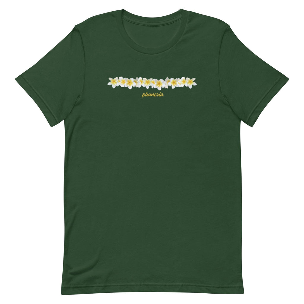 Plumeria Flower Shirt: Hawaiian Islands Unisex T-Shirt