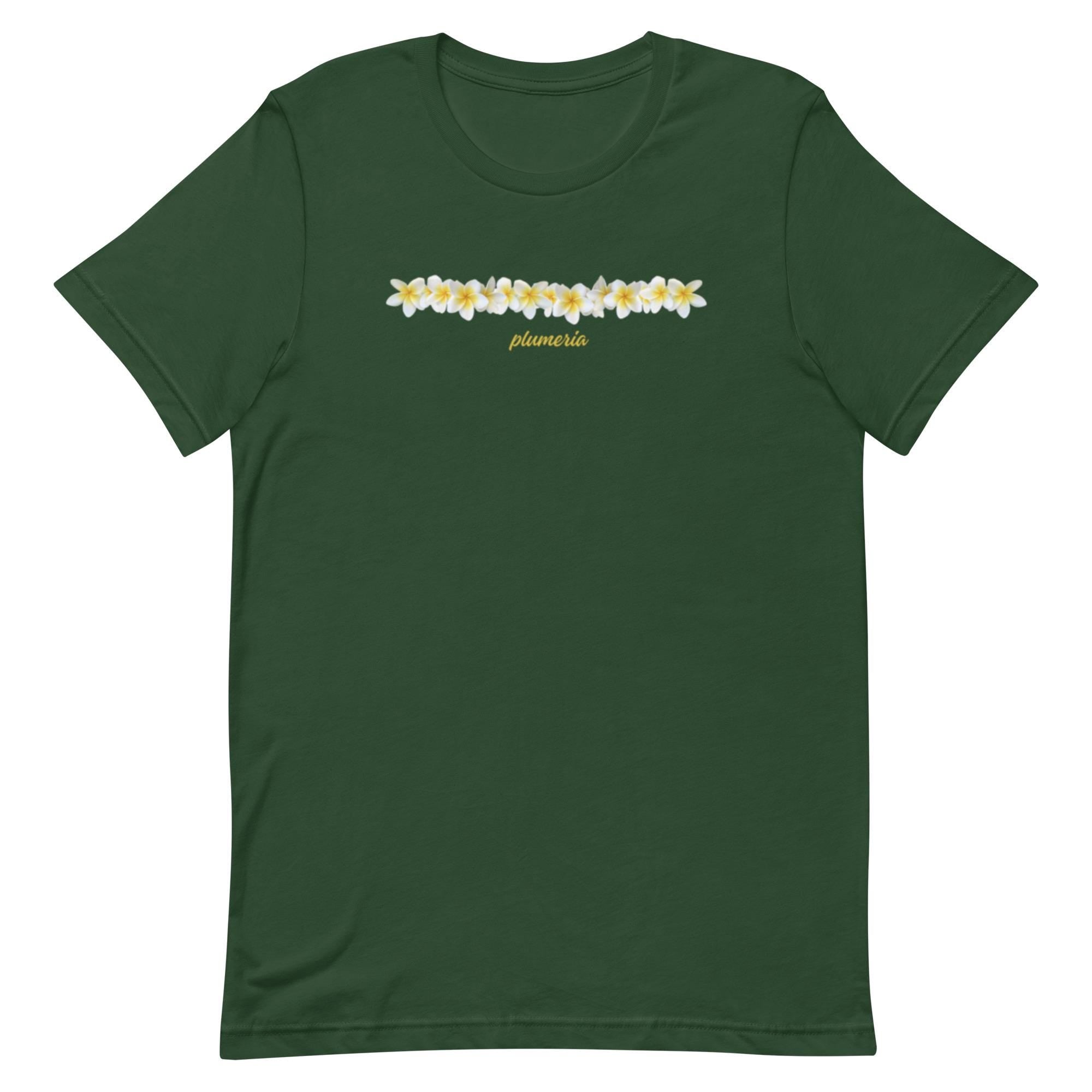 Plumeria Flower Shirt: Hawaiian Islands Unisex T-Shirt