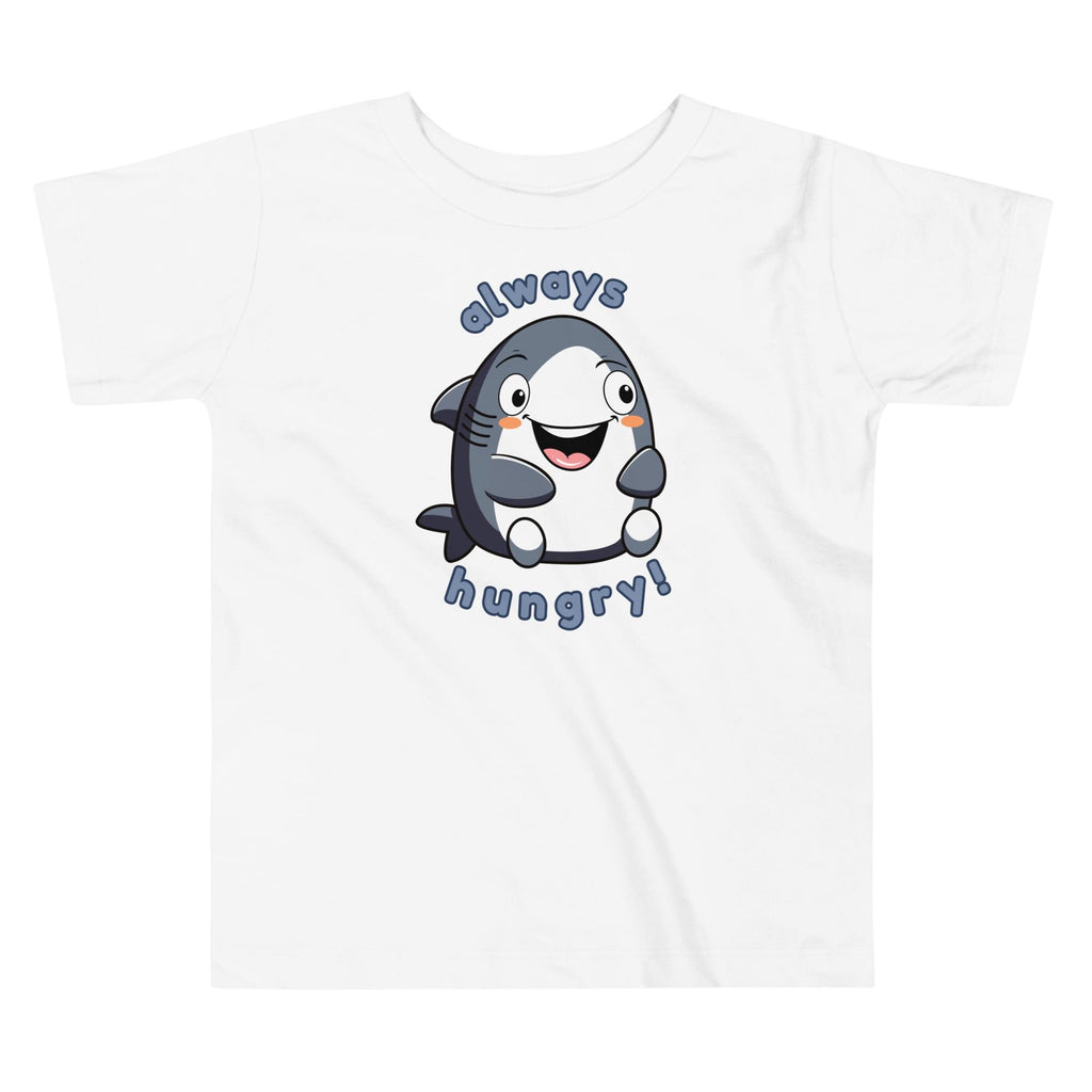 Cute Shark Toddler Shirt, Always Hungry Cartoon Tee