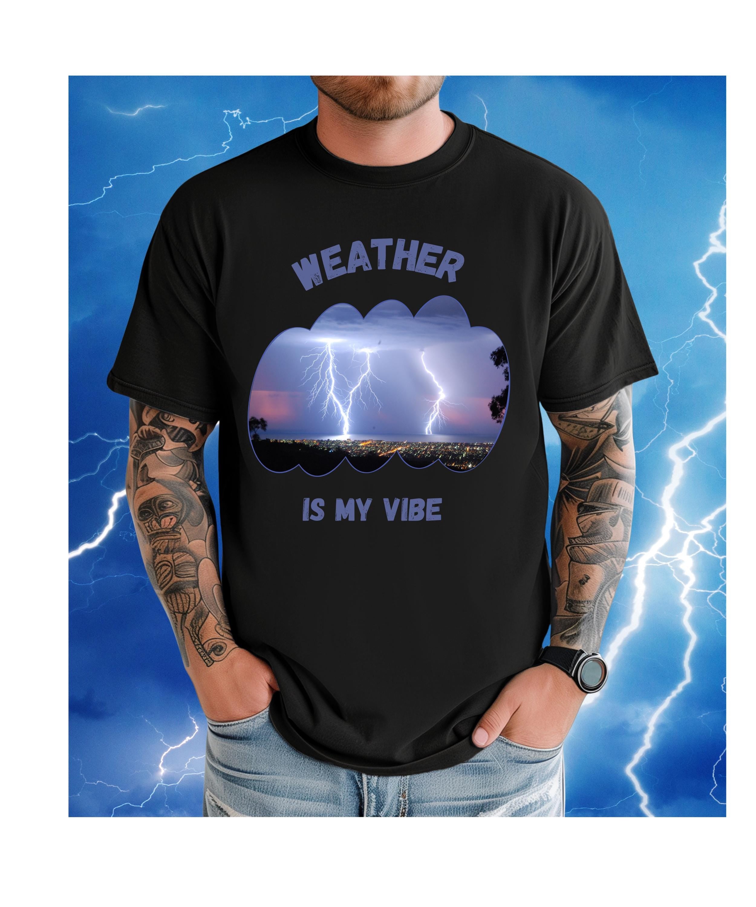 Comfort Colors Weather Shirt: Storm Chaser T-Shirt weather watcher gift