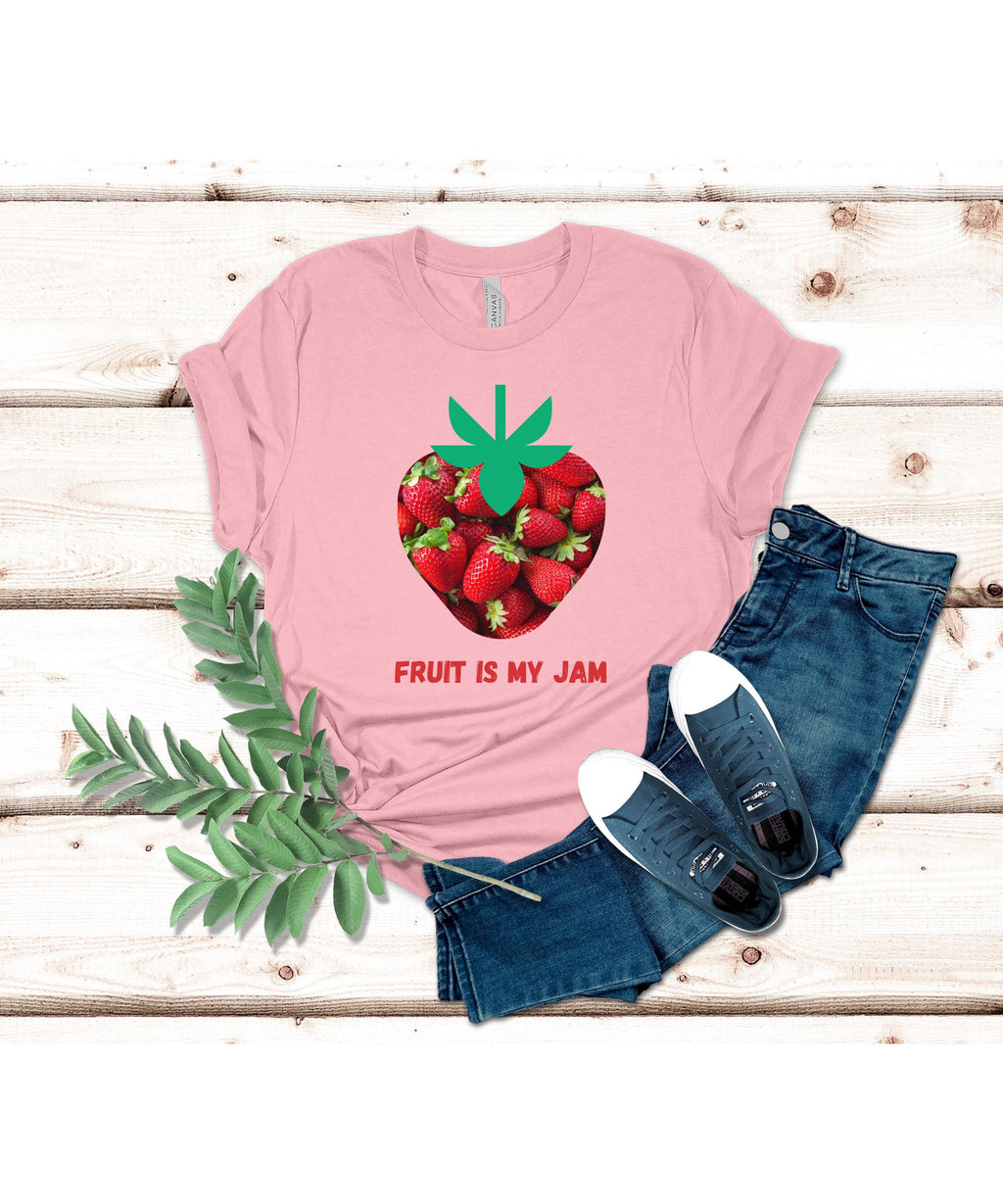 Strawberry T-Shirt: Fruit Is My Jam - Unisex Soft Tee