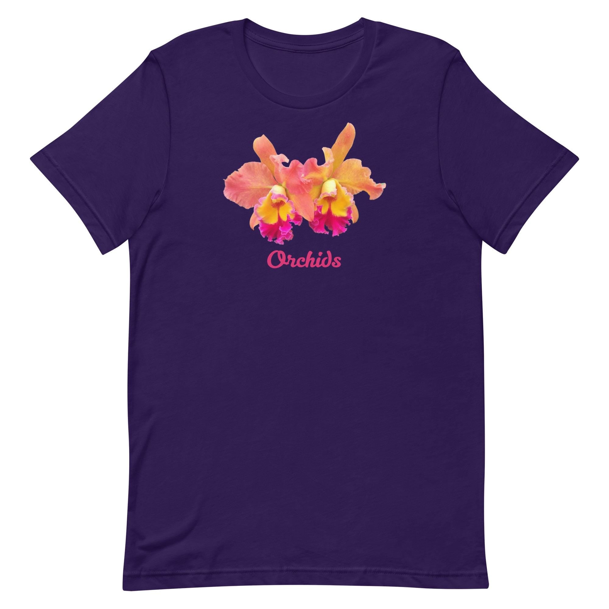 Orchid T-Shirt: Hawaii Floral Bella Canvas Tee