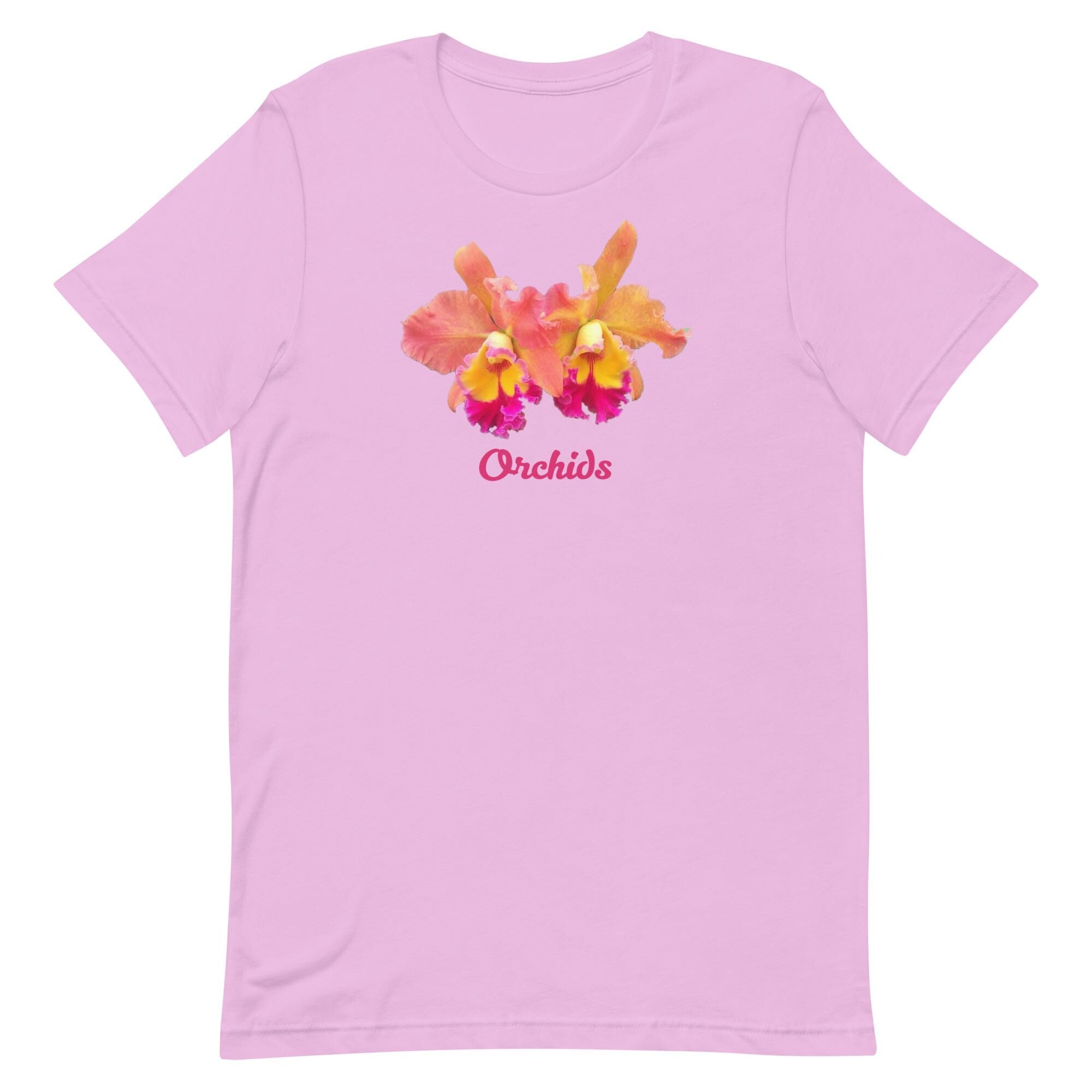 Orchid T-Shirt: Hawaii Floral Bella Canvas Tee