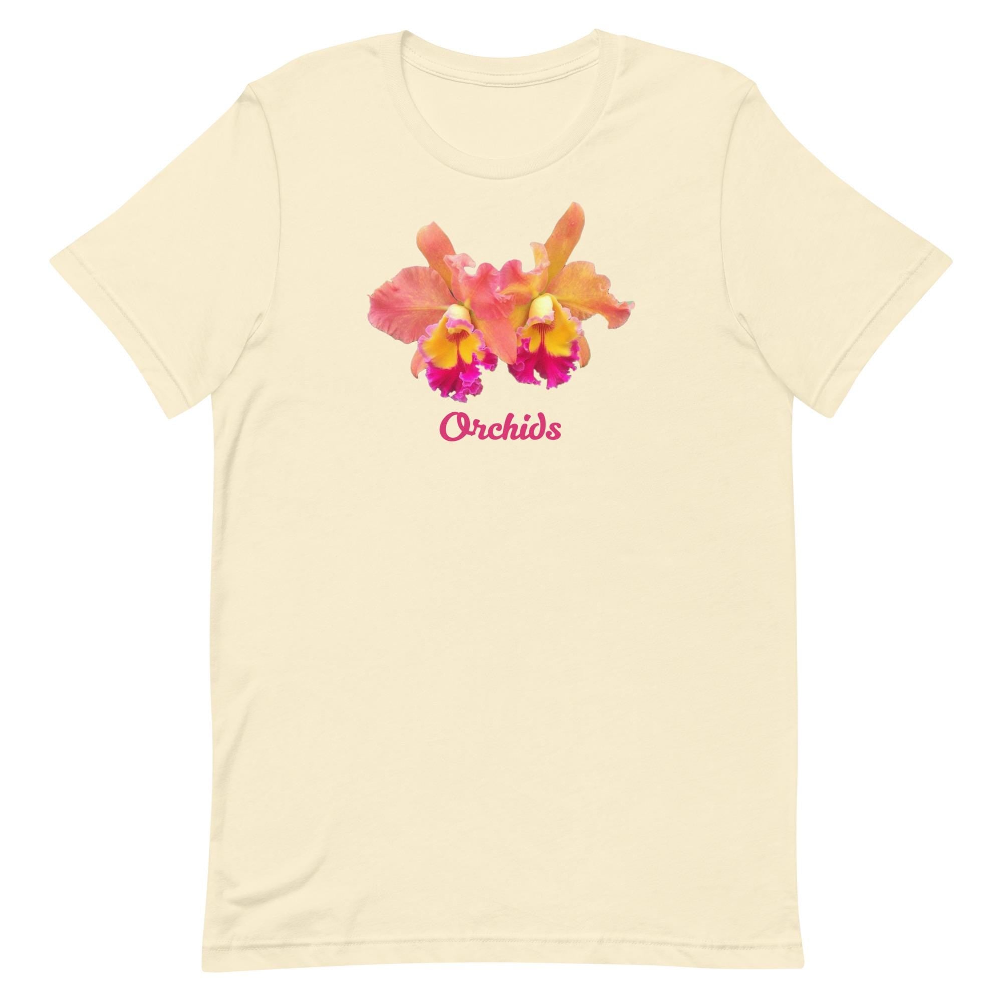 Orchid T-Shirt: Hawaii Floral Bella Canvas Tee