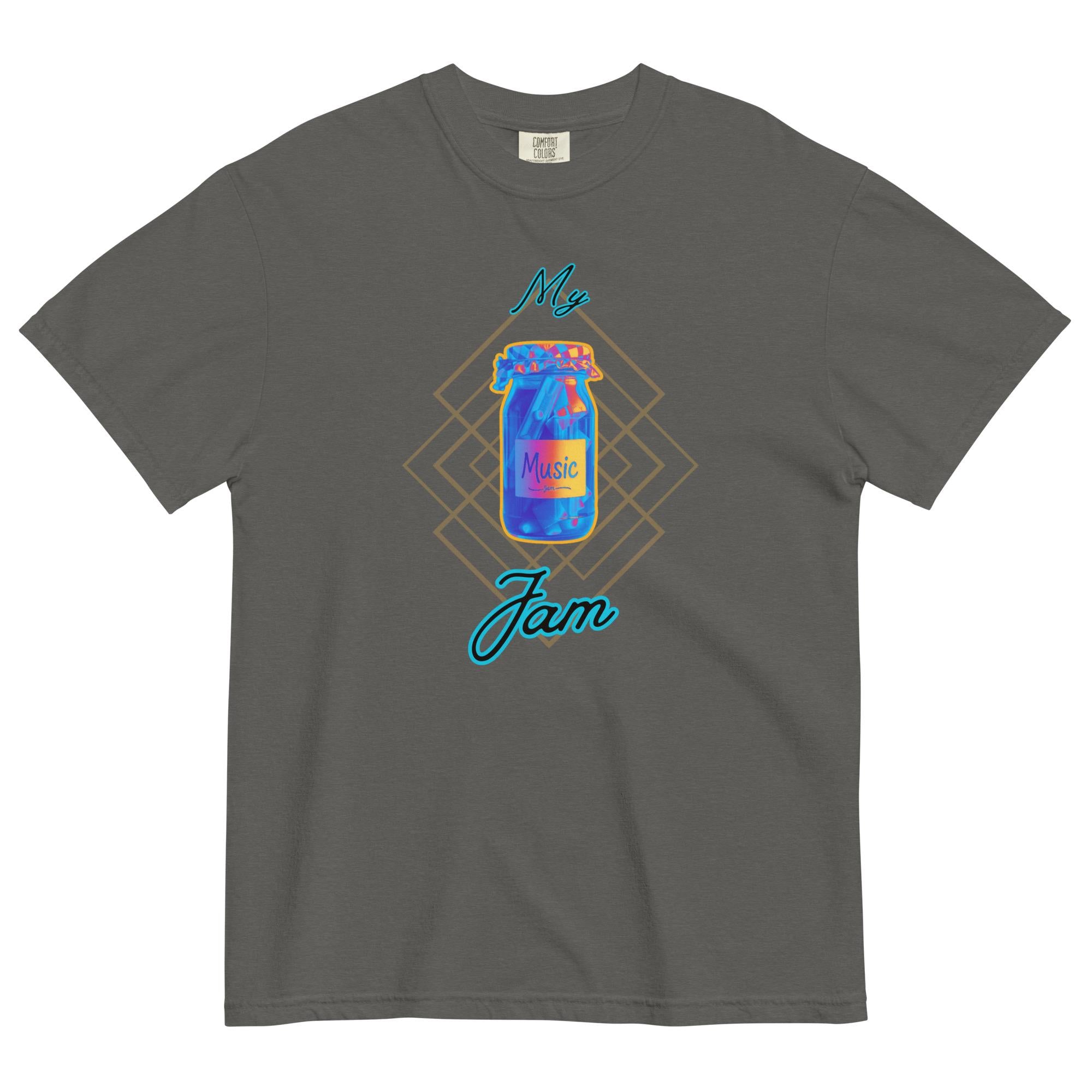 Comfort Colors Music is My Jam T-Shirt: Ring-Spun Cotton Music Lover Tee