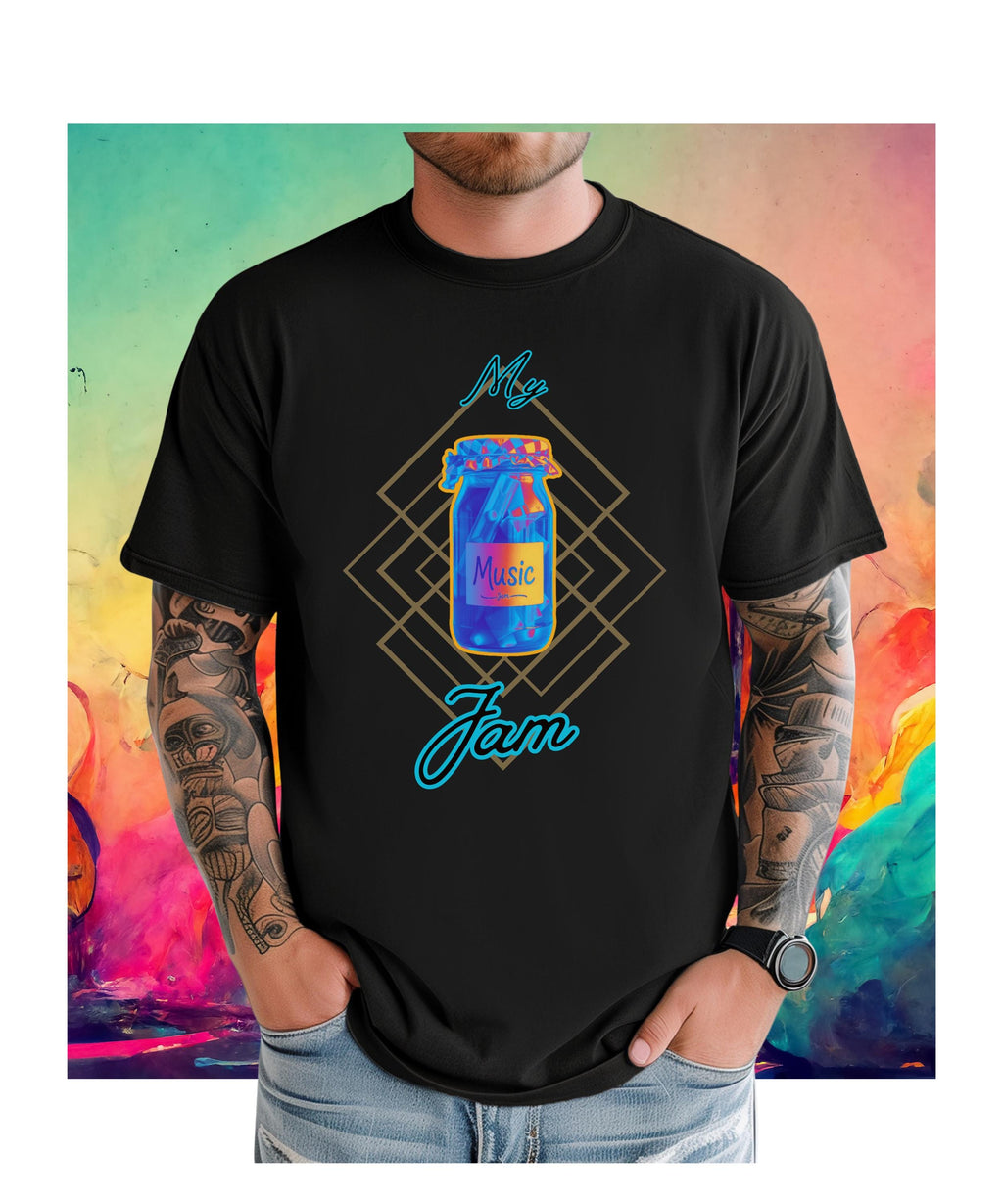 Comfort Colors Music is My Jam T-Shirt: Ring-Spun Cotton Music Lover Tee