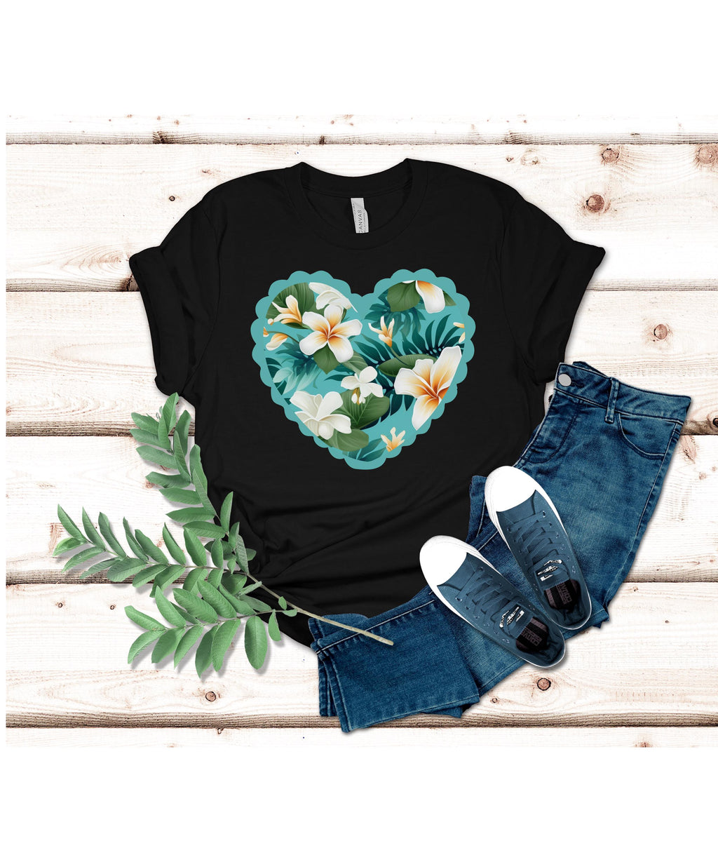 Plumeria shirts Hawaiian Flower Tee, Gift for Hawaii Lover