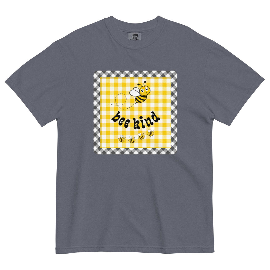 Be Kind T-Shirt: Comfort Colors Cotton Tee with Bee Design