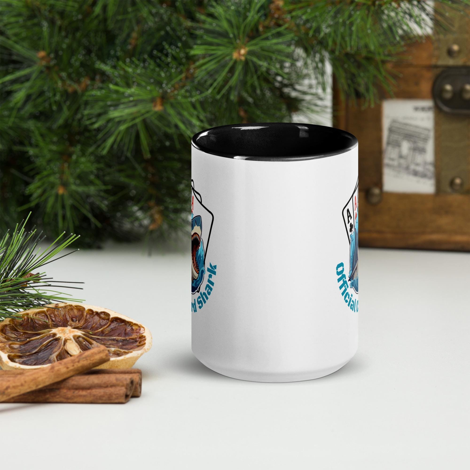 Card Shark Mug: Funny Gift for Card Players - 15 oz Ceramic
