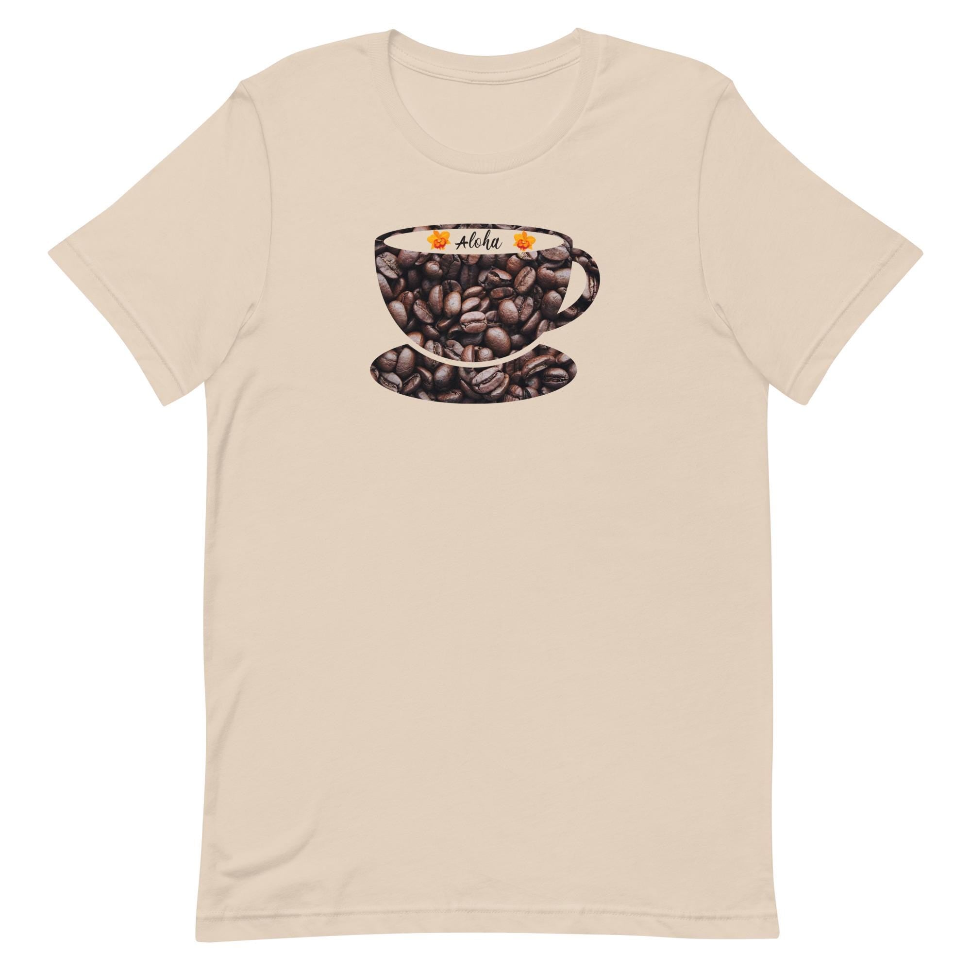 Hawaii Coffee Bean T-Shirt: Soft Bella Canvas Unisex Tee