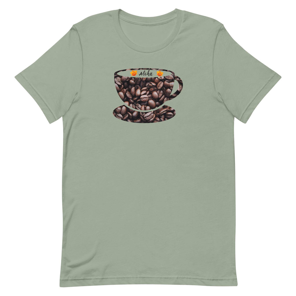 Hawaii Coffee Bean T-Shirt: Soft Bella Canvas Unisex Tee