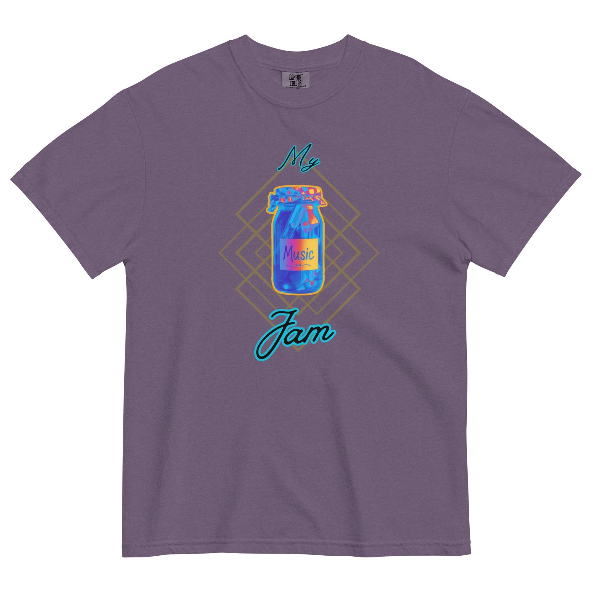 Comfort Colors Music is My Jam T-Shirt: Ring-Spun Cotton Music Lover Tee