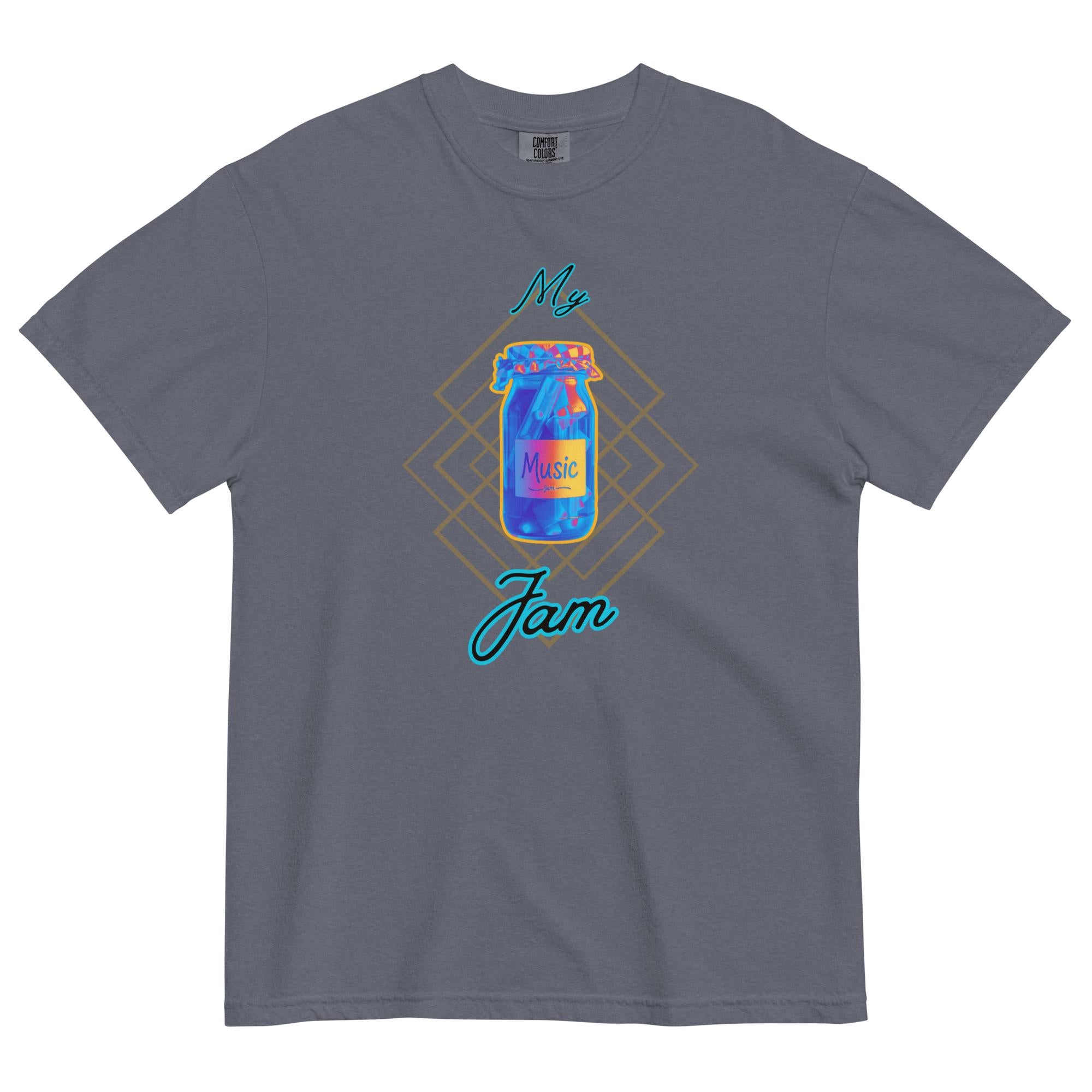 Comfort Colors Music is My Jam T-Shirt: Ring-Spun Cotton Music Lover Tee