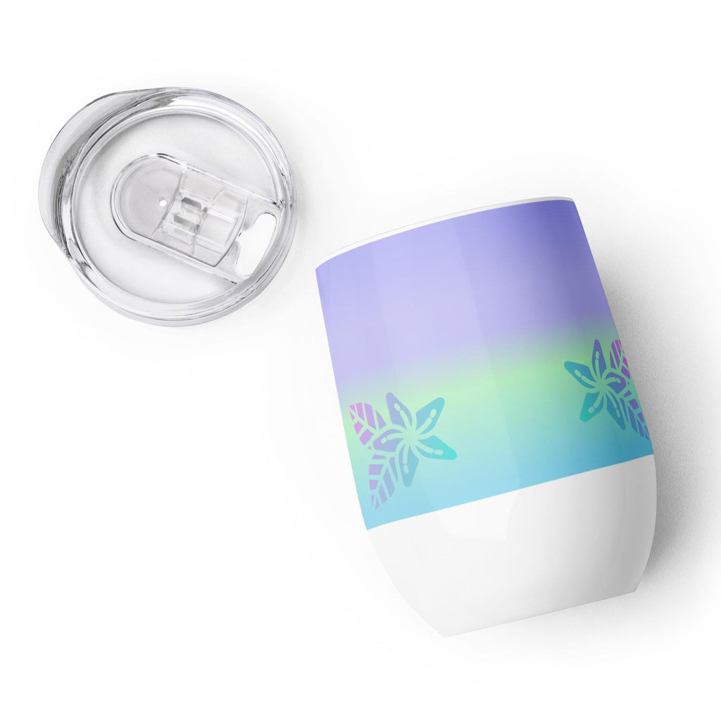 Personalized Hawaii Wine Tumbler: Stainless Steel Bridal Gift Hawaii lover gift