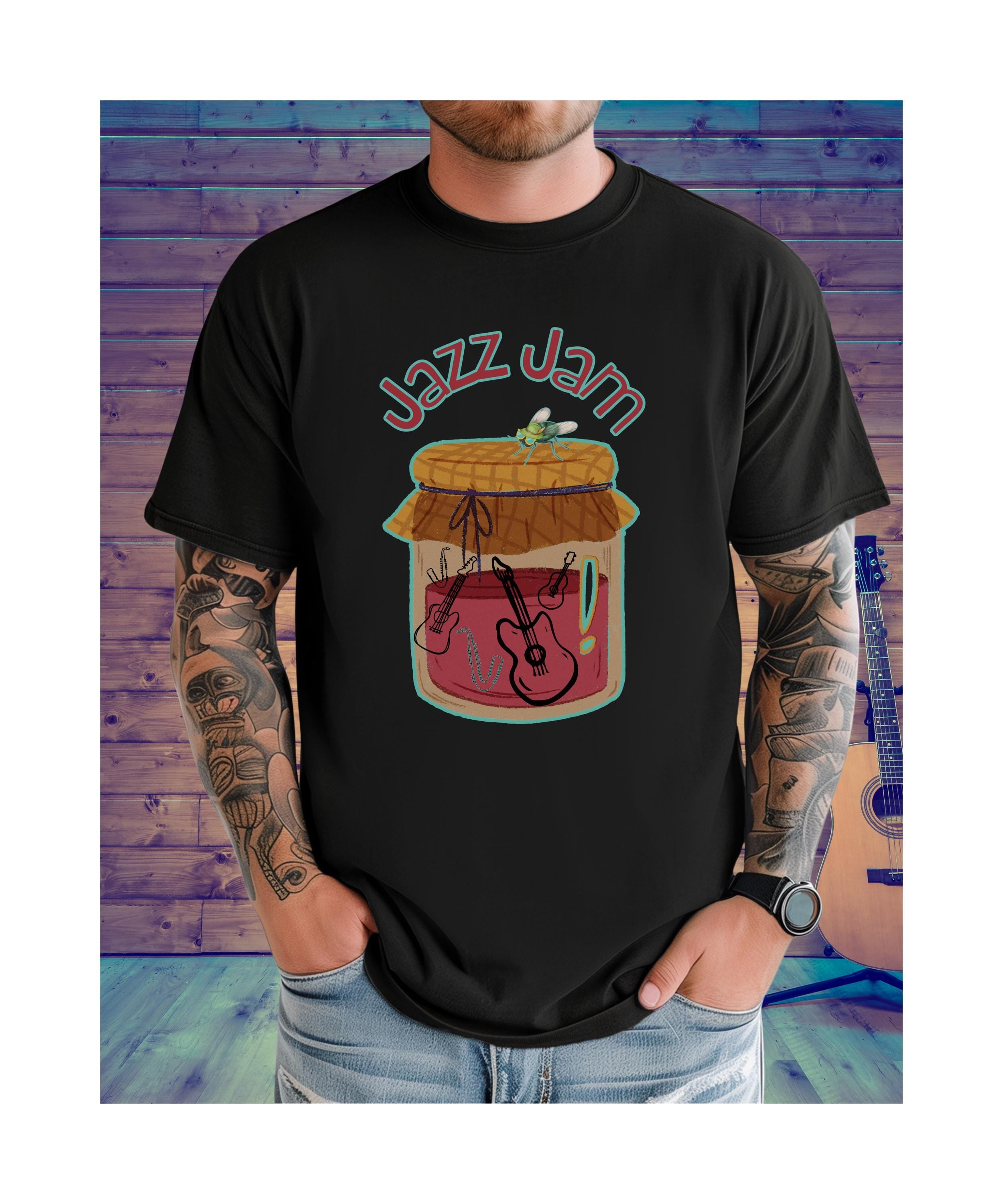 Comfort Colors Jazz is My Jam T-Shirt: Unisex Garment-Dyed Tee