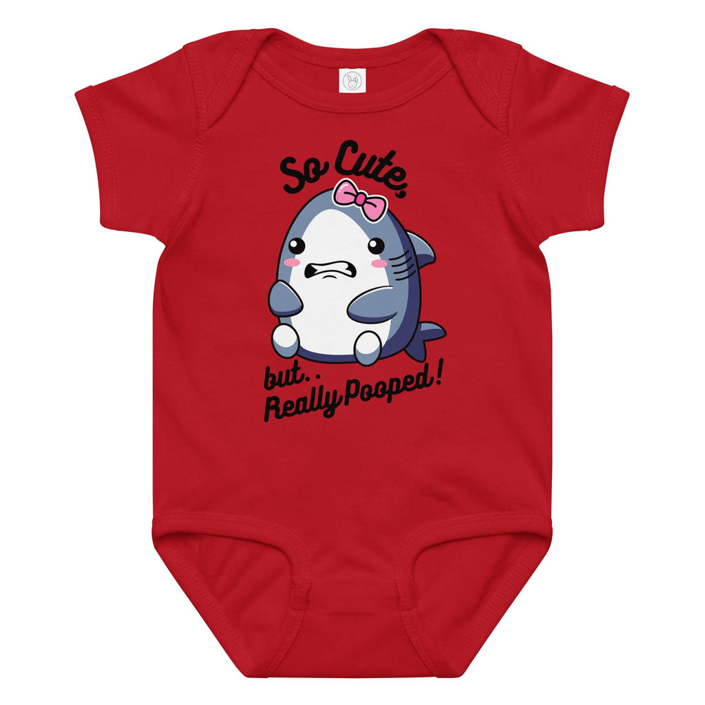 Cute shark baby body suit, cute shark one piece cotton baby outfit funny shark Rabbit Skins body suit for baby