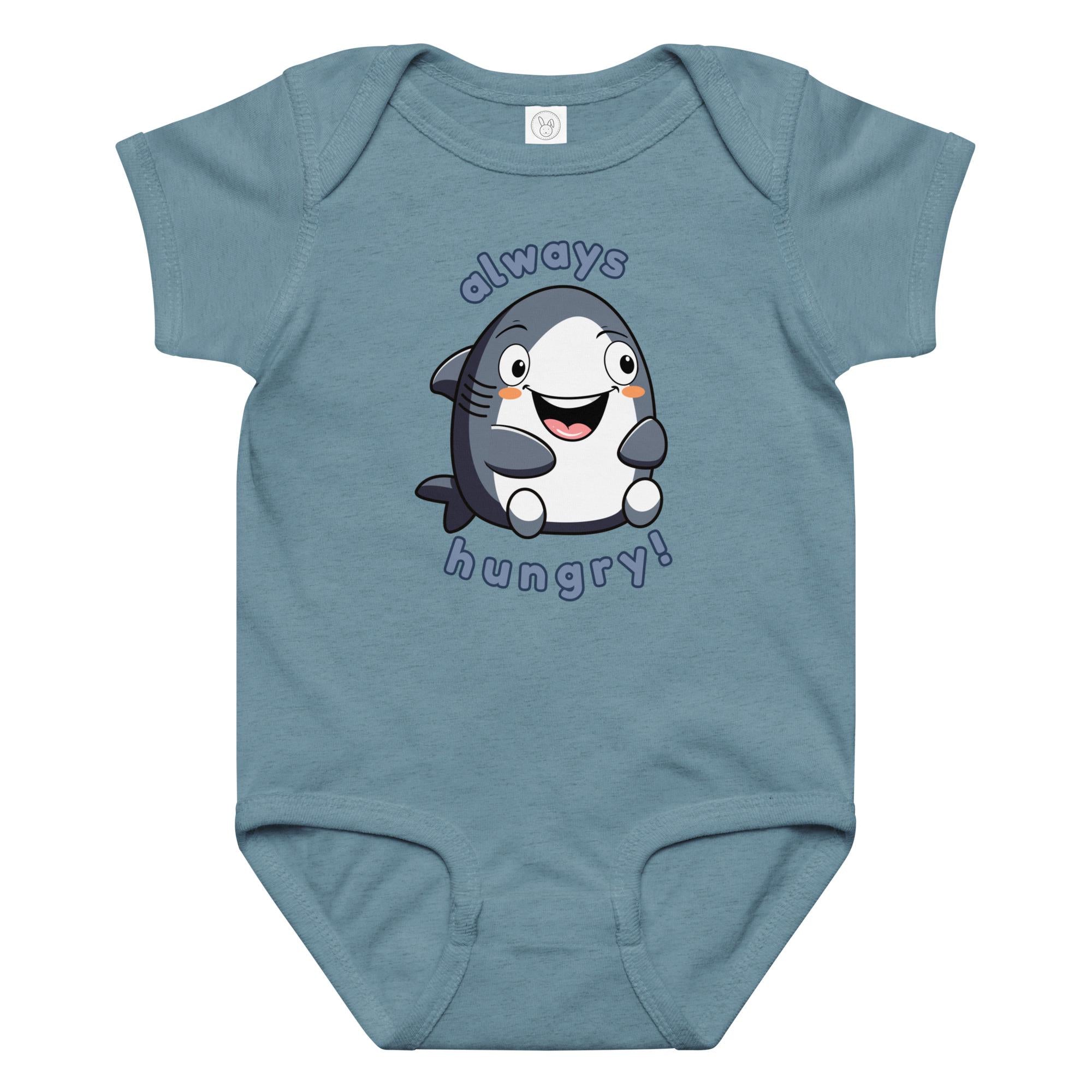Cute Shark Baby bodysuit gift for newborn gift for infant gift for baby shower Hungry Shark bodysuit