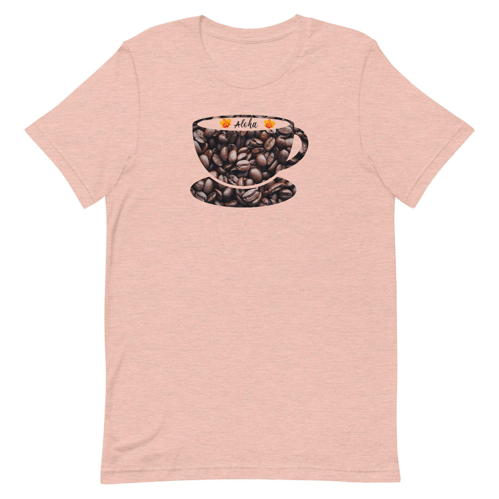 Hawaii Coffee Bean T-Shirt: Soft Bella Canvas Unisex Tee