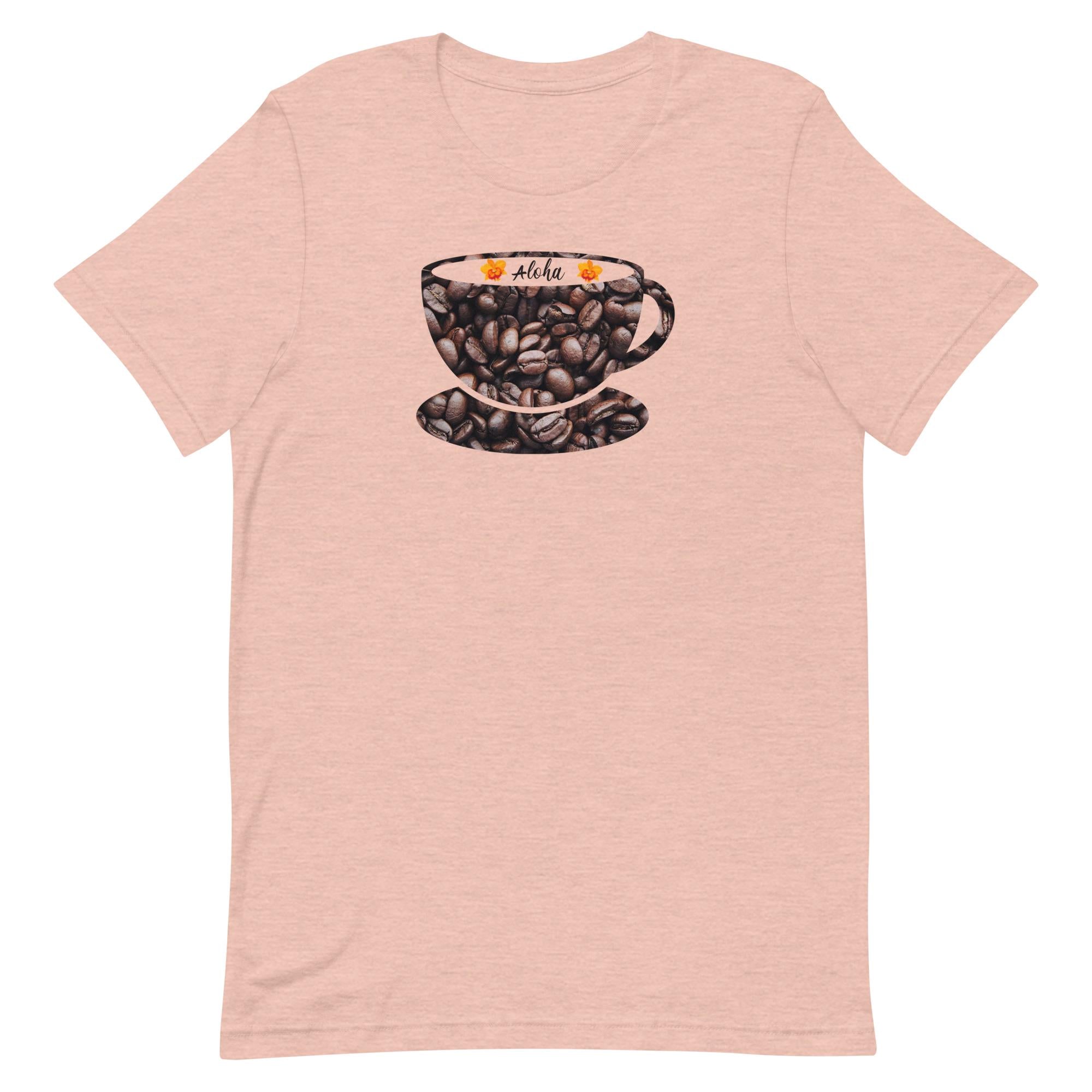 Hawaii Coffee Bean T-Shirt: Soft Bella Canvas Unisex Tee