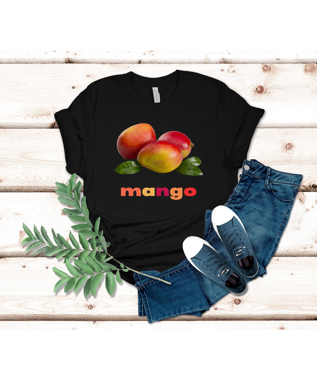 Mango t-shirt, realistic mangoes Bella Canvas tee Hawaii lover shirt Unisex t-shirt