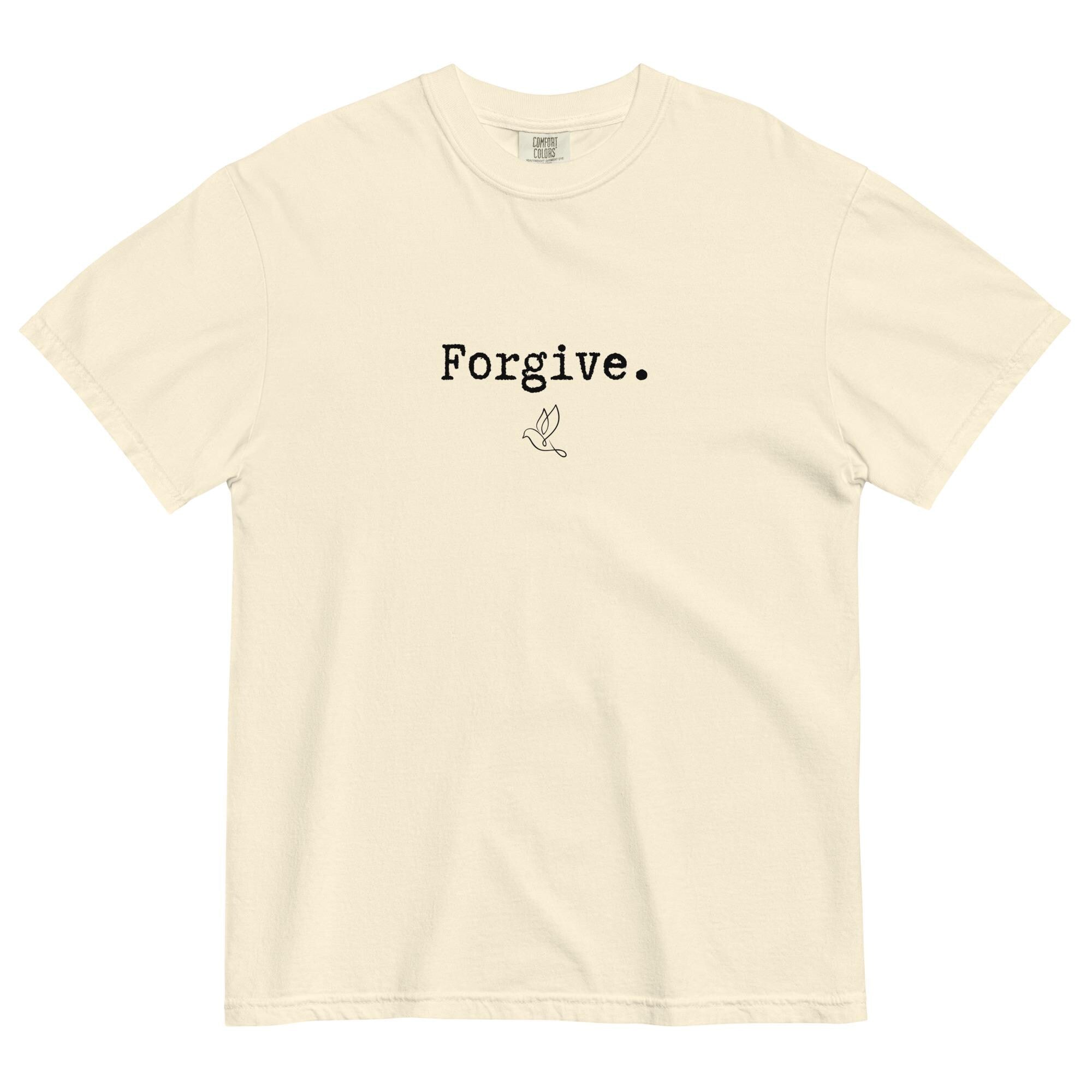 Forgive Comfort Colors T-shirt Christian tees LDS shirts Forgive and peace dove shirt Unisex Christian gift