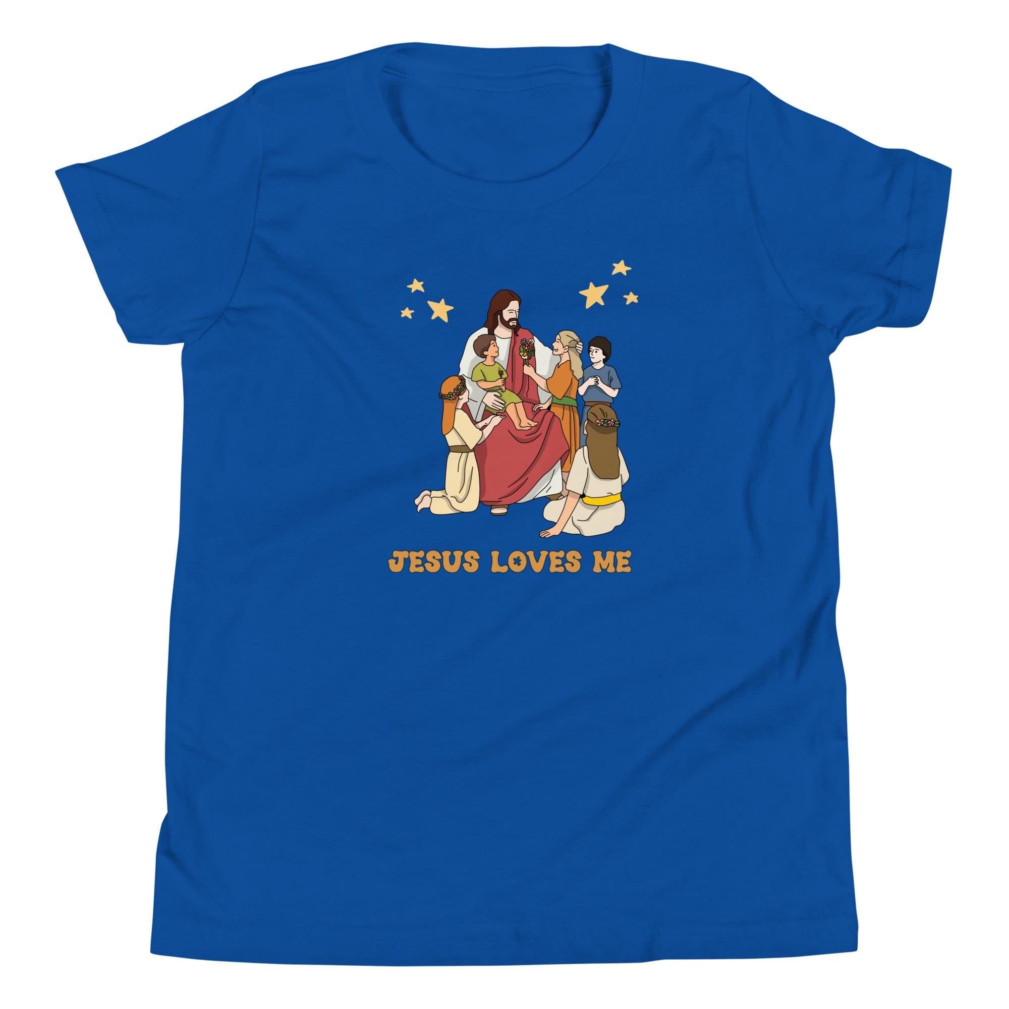 Jesus Loves Me Shirt: Christian Youth Graphic Tee