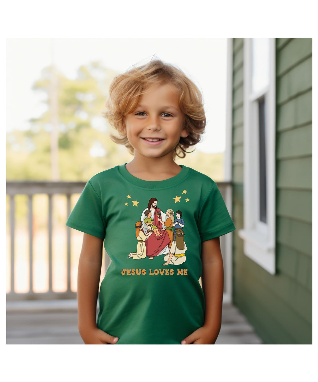 Jesus Loves Me Shirt: Christian Youth Graphic Tee