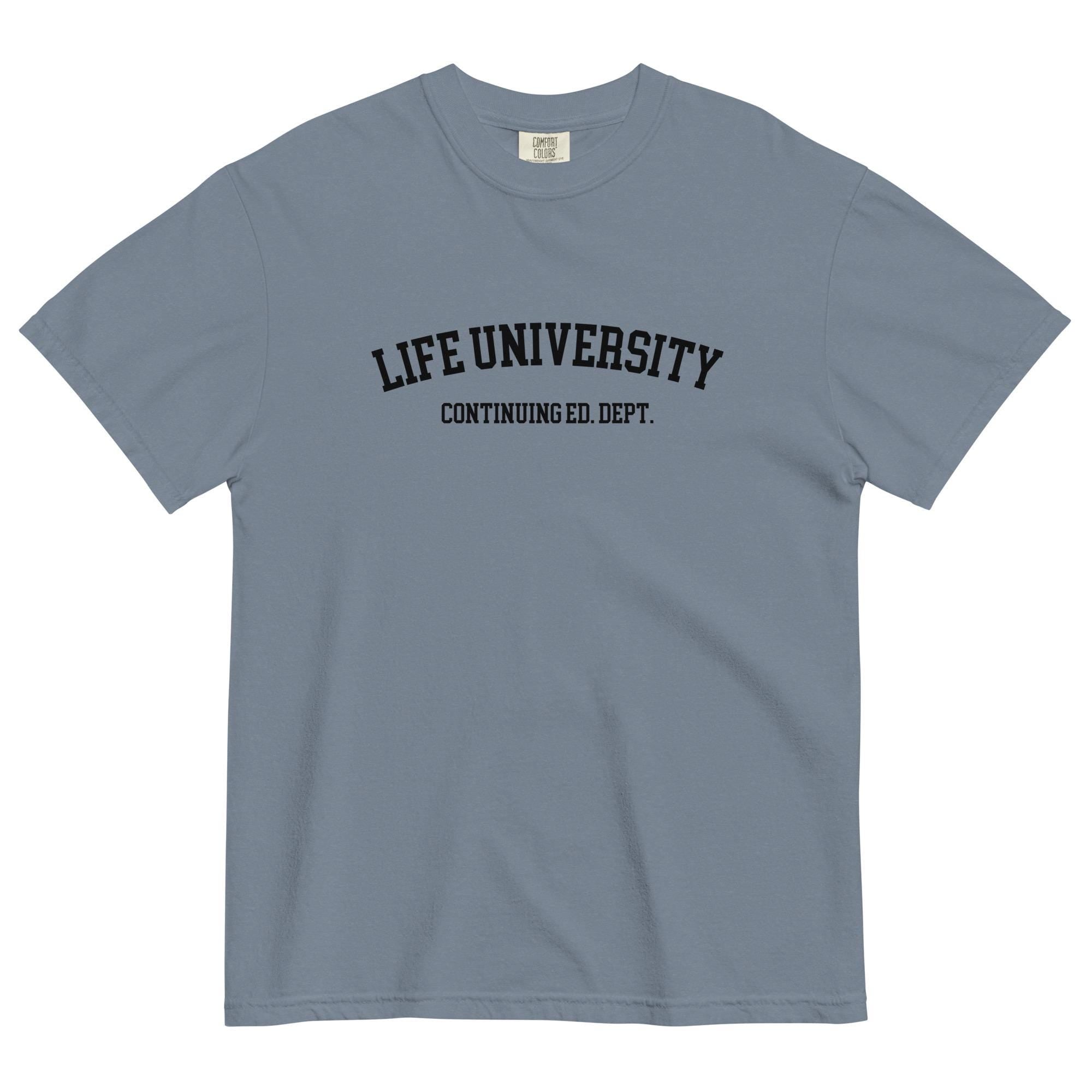 Funny Education T-Shirt: Life University Comfort Colors Tee Continuing Education shirt University of Life cotton Unisex garment-dyed tee