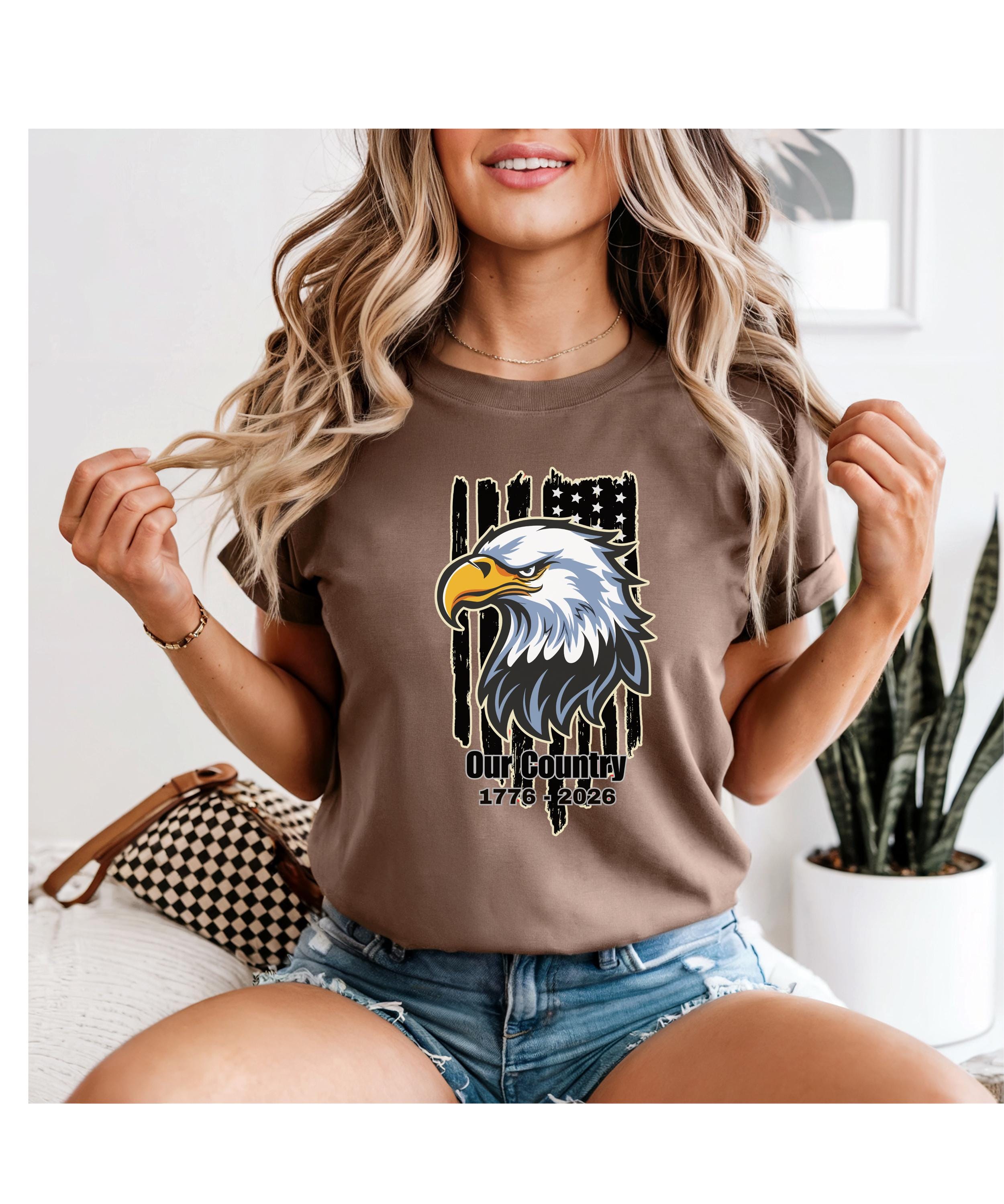 250th Anniversary USA T-shirt: Comfort Colors Eagle Tee