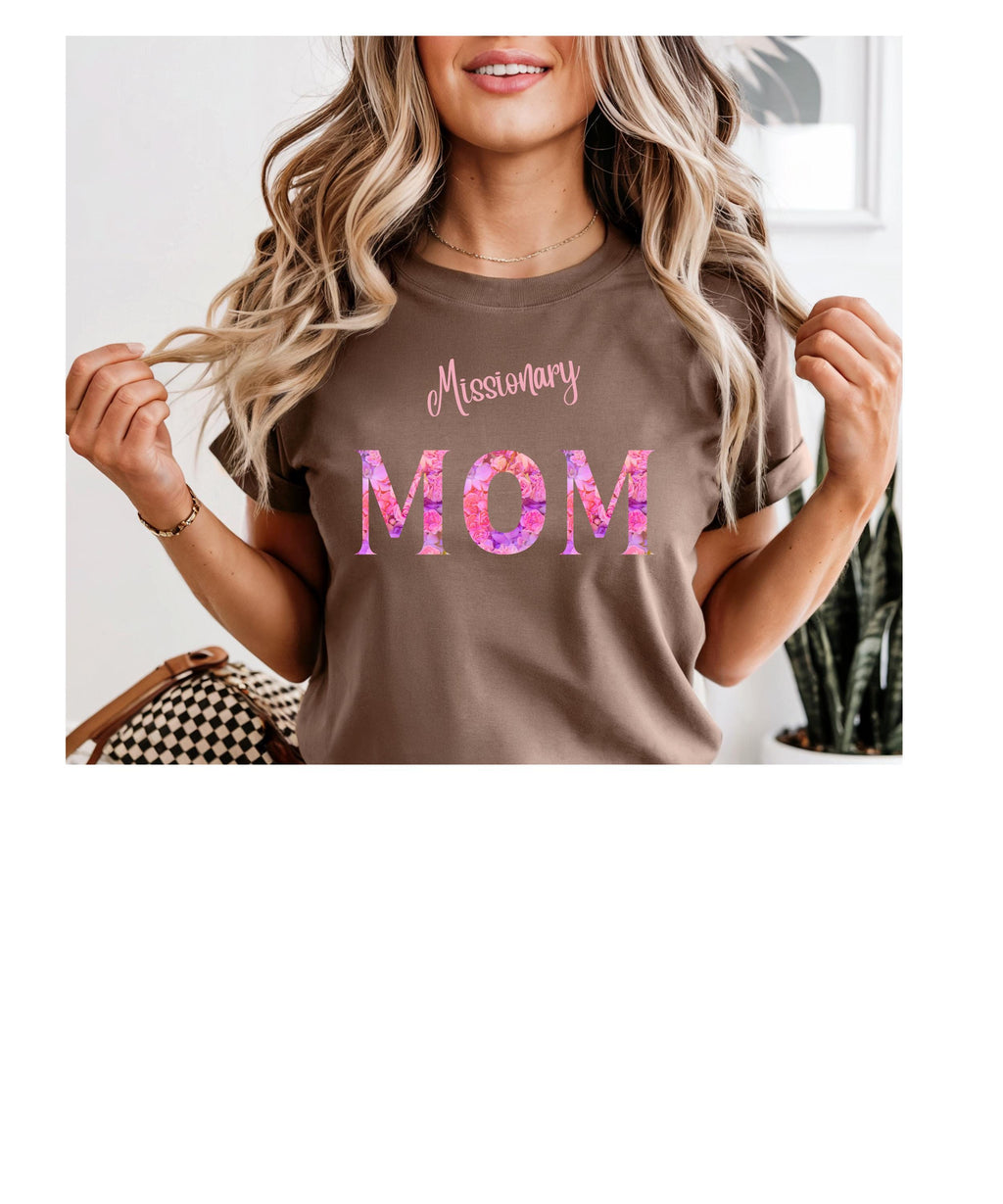LDS Shirts Custom Missionary Mom shirt Comfort Colors Mom t-shirt Personalized gift for Mother of missionary LDS Mom tees