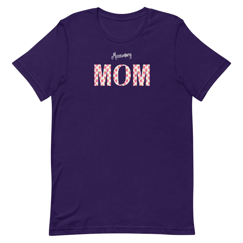 LDS shirts Missionary Mom, Missionary Mama, Missionary Nana Strawberry letters gift for LDS mother Unisex t-shirt