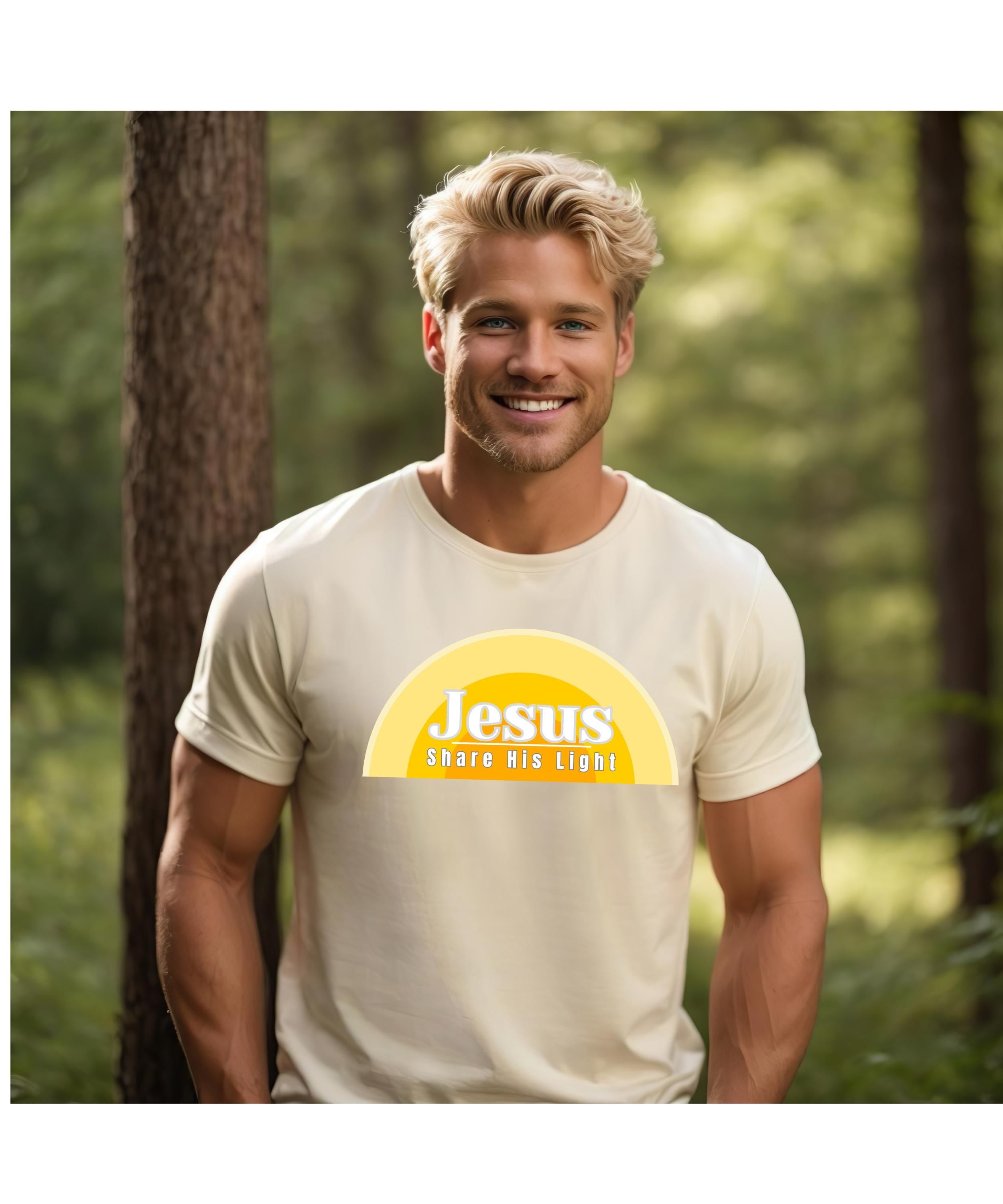 Jesus Christian shirt LDS t-shirts Share His Light tee Bella Canvas soft Unisex t-shirt